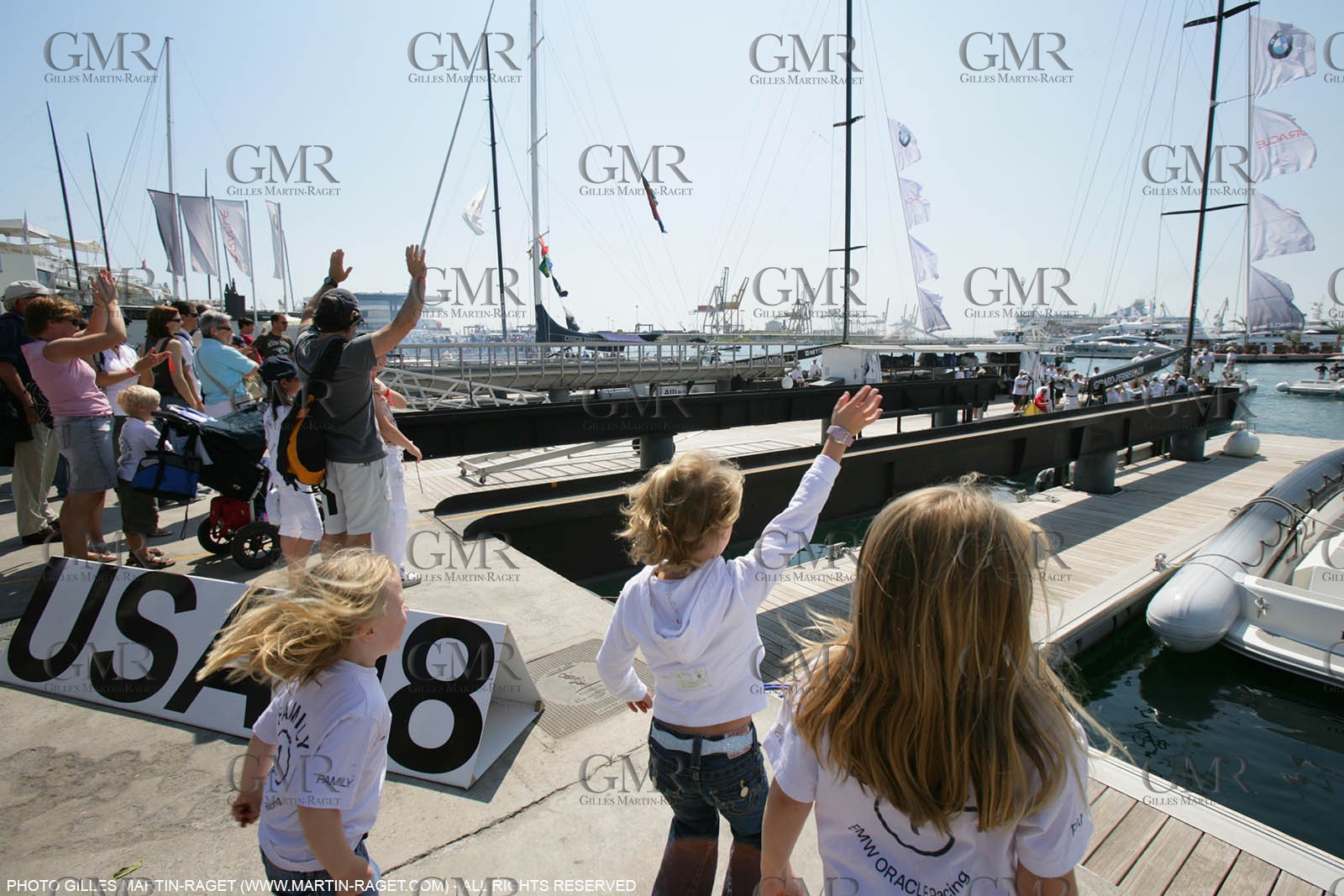 6 05 2007-Valencia (Spain)- 32nd America's Cup - Louis Vuitton Cup - RR2 - Day 8 - BMW ORACLE Racing