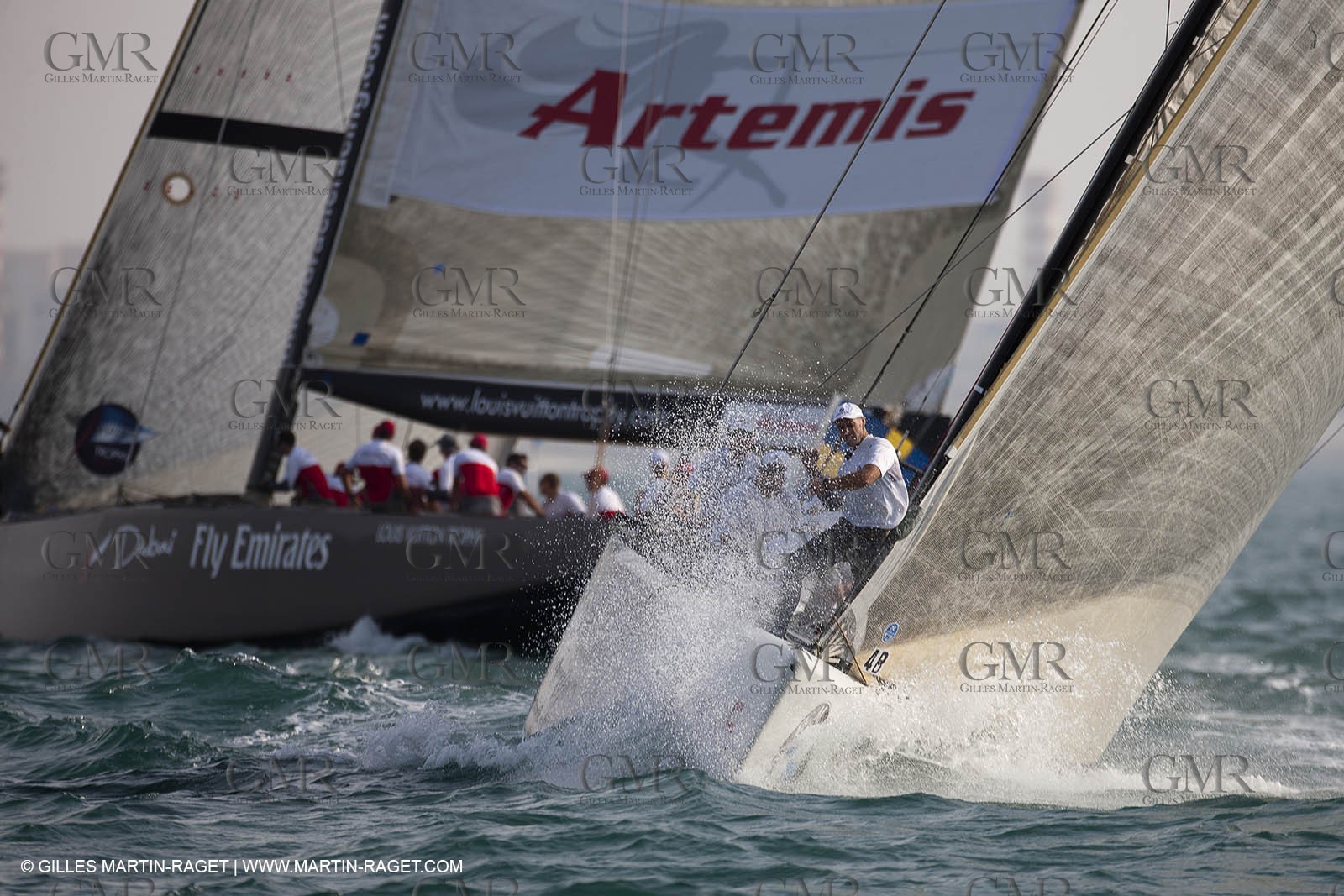 15 11 2010 - Dubai (UAE) - Dubai Louis Vuitton Trophy -  BMW ORACLE Racing Vs Artemis