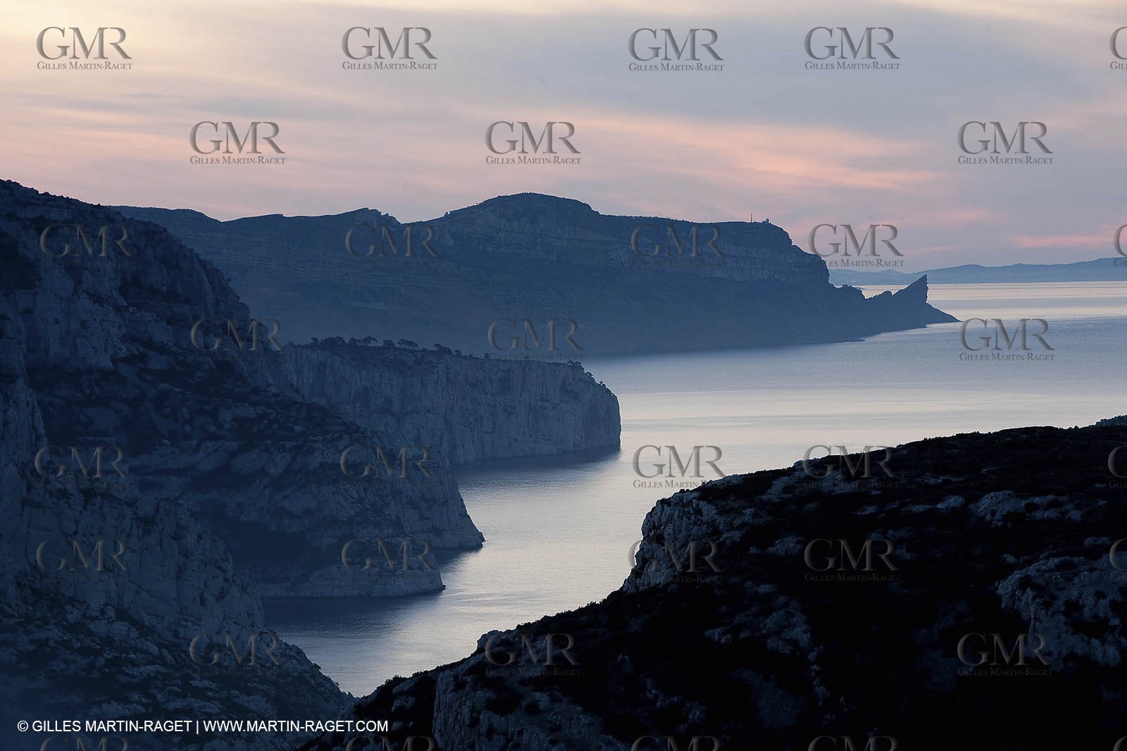04 04 2009 - Marseille (FRA, 13) - Les Calanques as seen from the Baou Rond summit (Sormiou heights)