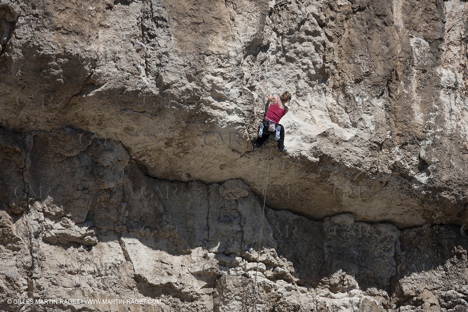 26 03 2009 - Marseille (FRA, 13) - Les Calanques - Sugiton - Les toits cliff