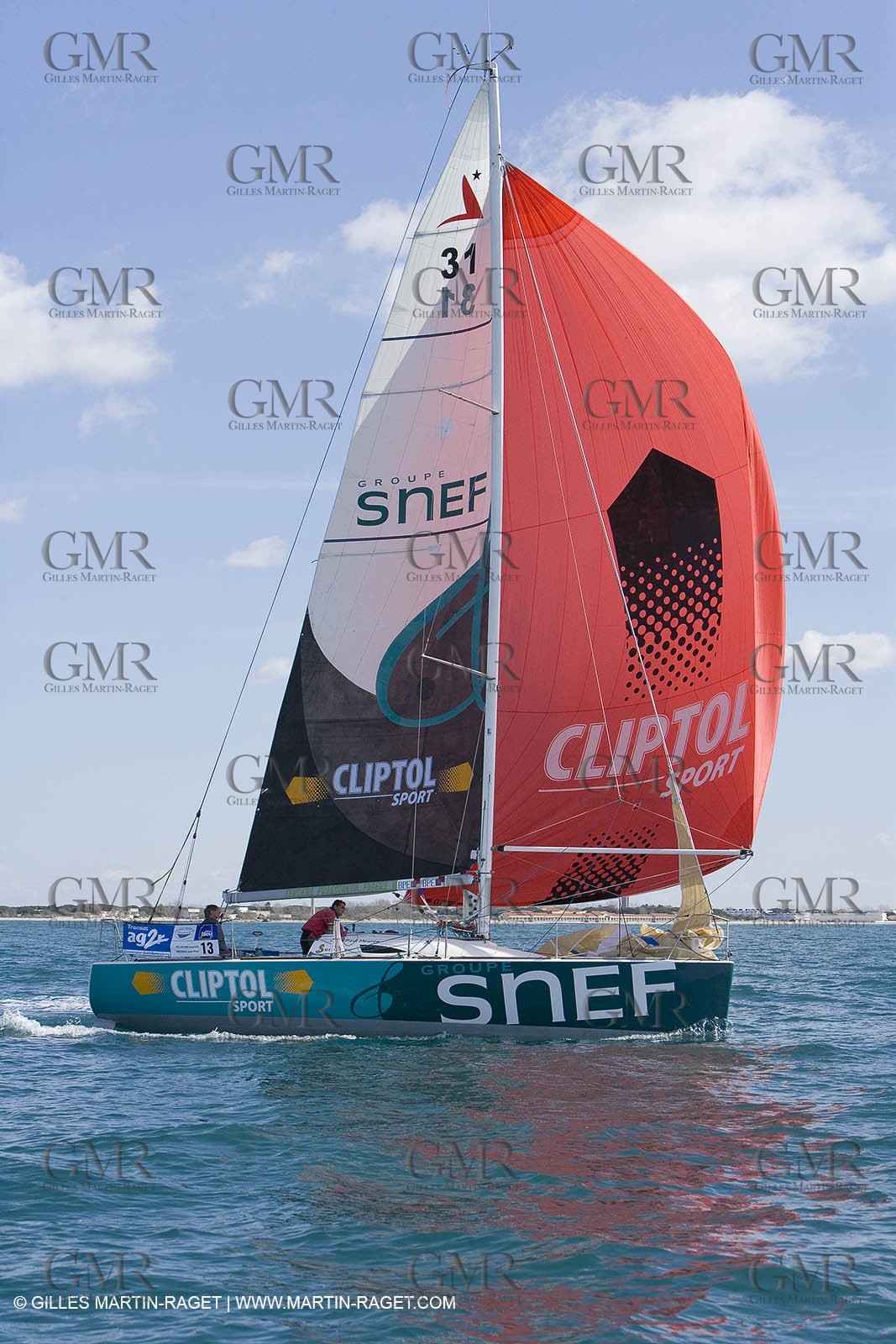 27 03 08- La Grande Motte- (FRA,34) Transat AG2R 2008- Jean-Paul Mouren- Laurent Pellecuer