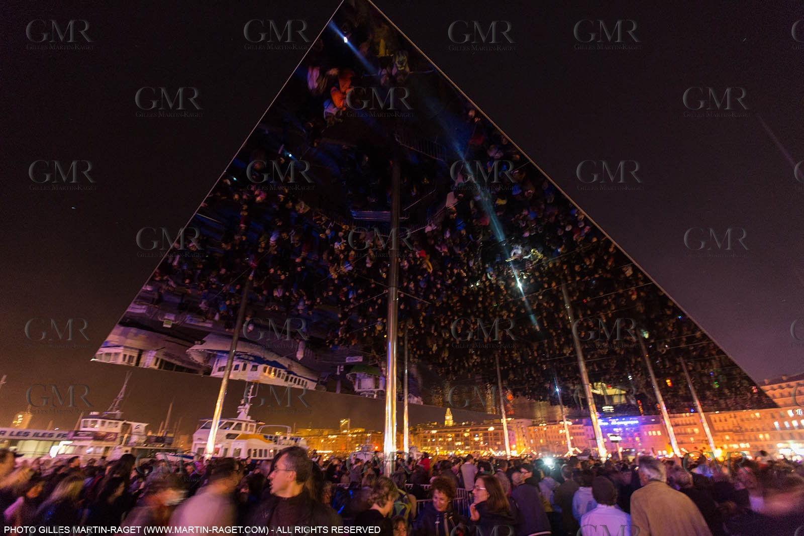 03 05 2013 - Marseille (FRA,13) - Marseille Provence 2013, Historical port Illumination by Company Carabosse