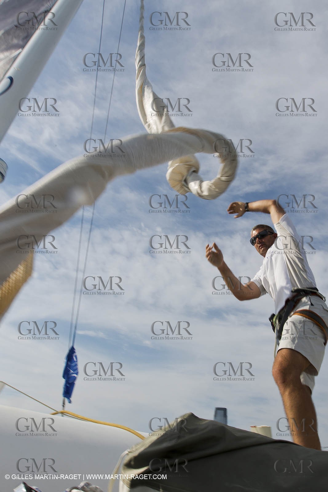 05 07 2012 - New York (USA) - Ocean Krys Race - Speed runs in fornt of NY city