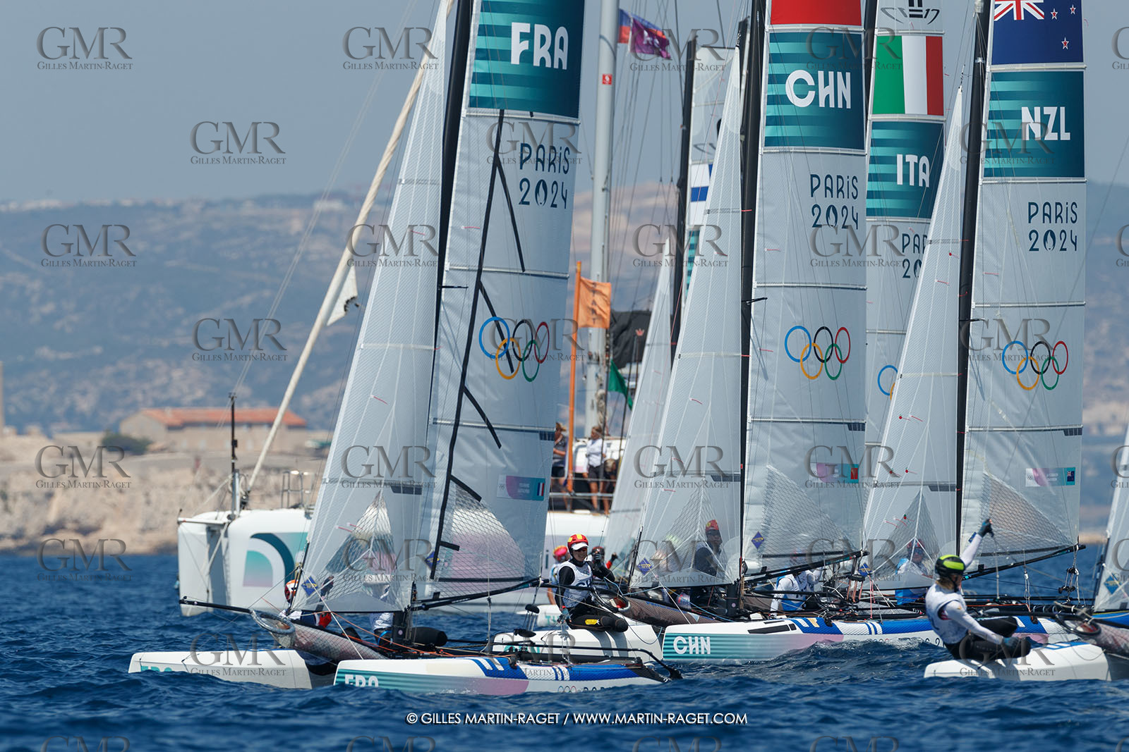 05 08 2024, Marseille (FRA), Paris 2024 Olympic Games, Sailing, Race Day 8