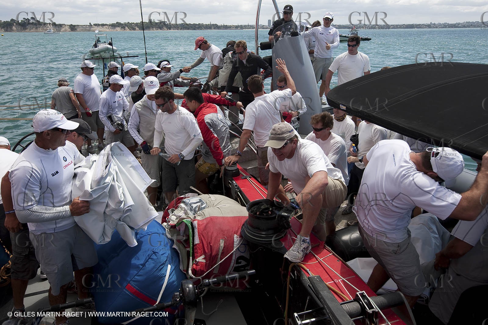 29 01 2009 - Auckland (NZL) -  Louis Vuitton Pacific Series - BMW ORACLE Racing - Training