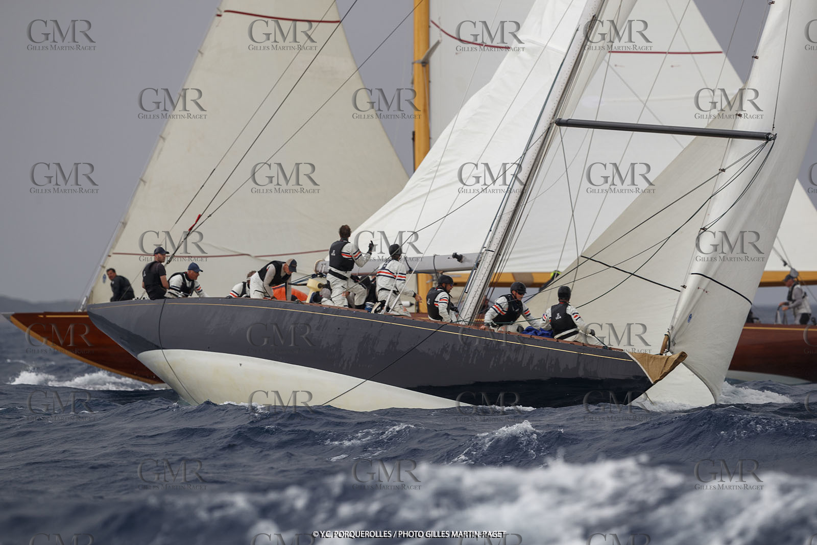 19 06 2024, Porquerolles Island (FRA), Championnat du monde des 12 m JI 2024, Race Day 1