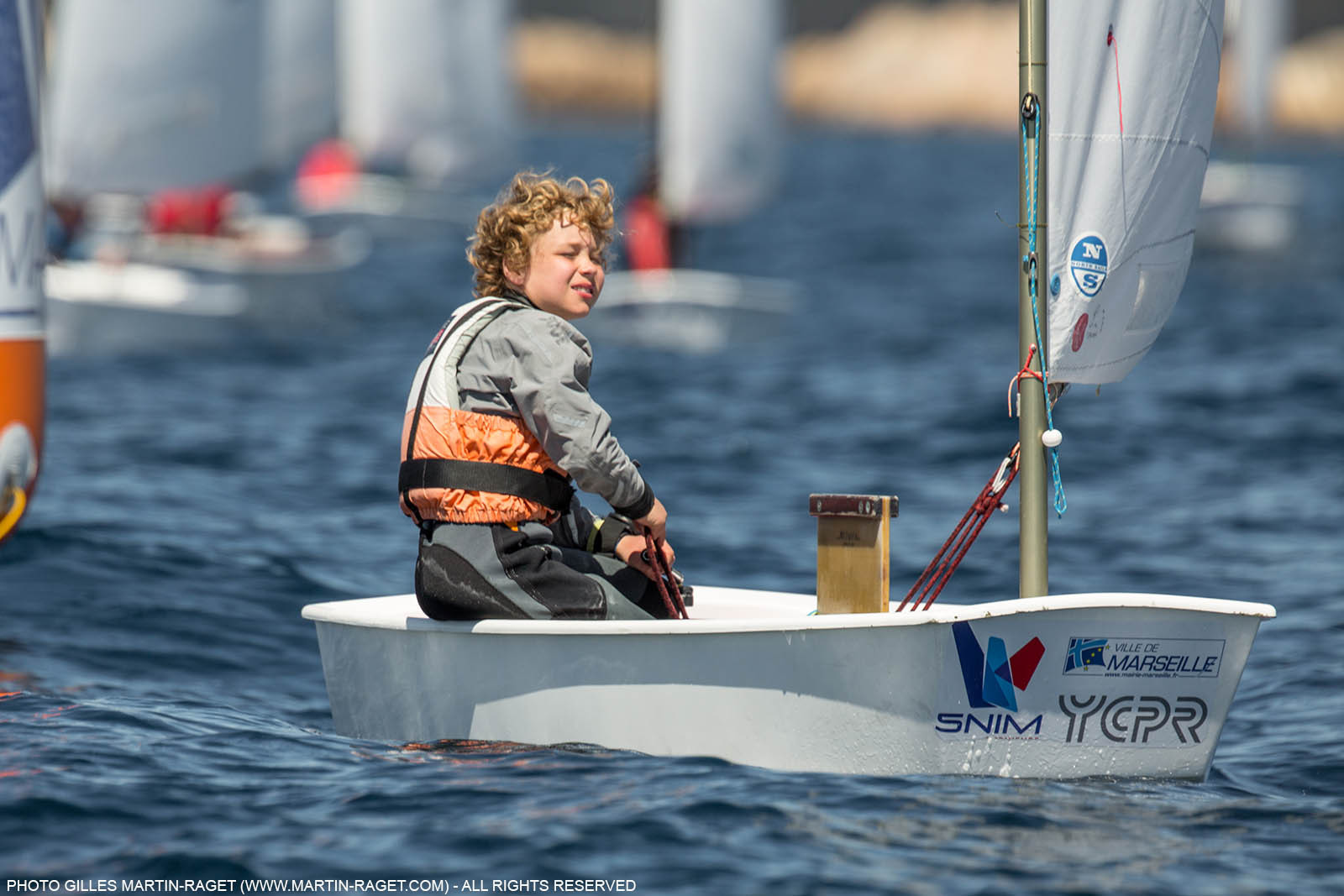 14 04 2016, Marseille (FRA,13), SNIM Dériveurs, Coupe Internationale de Printemps Optimist, Day 4