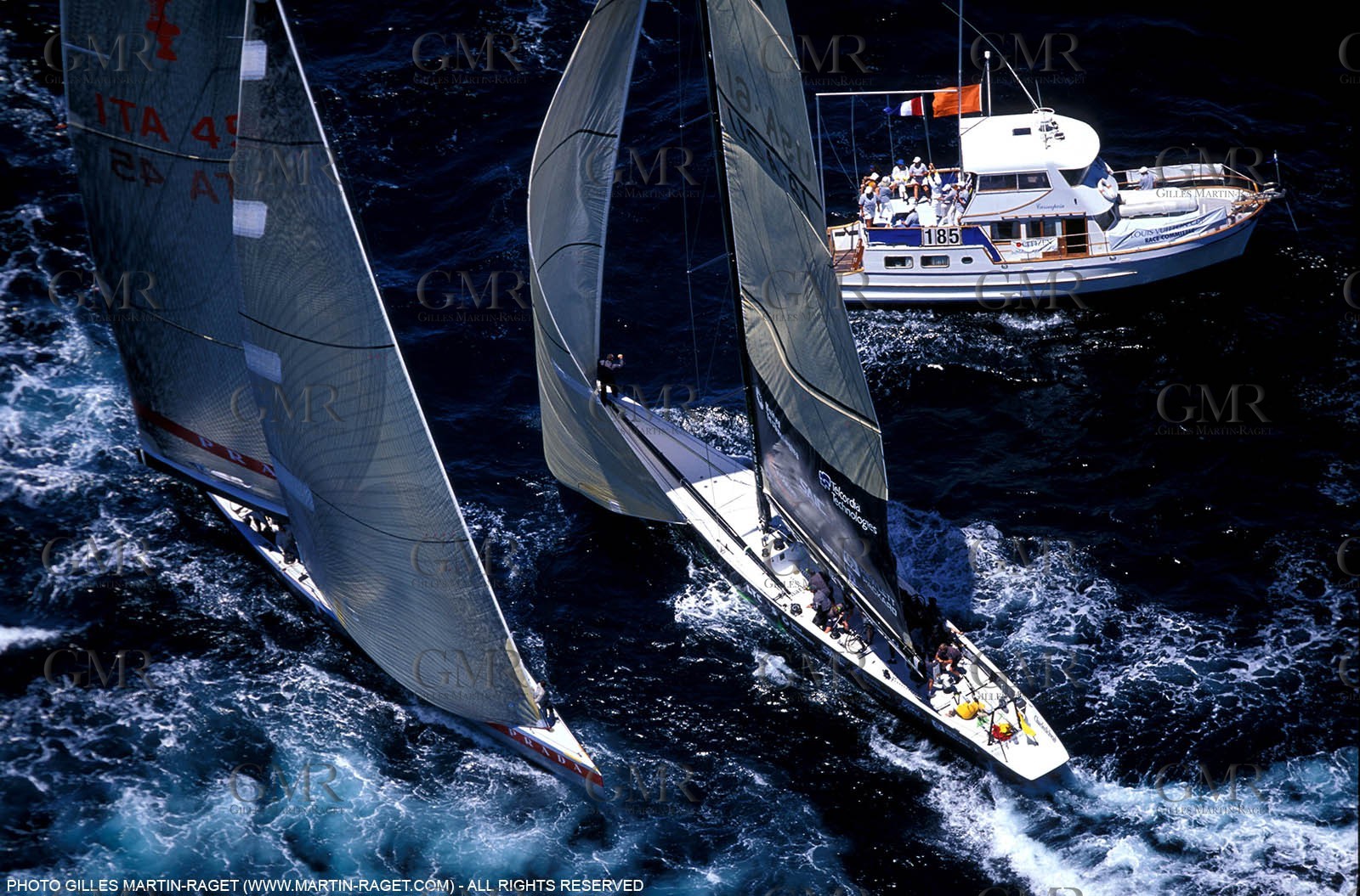 America's Cup, Auckland 2000 Louis Vuitton Cup final, America One Vs Luna Rossa