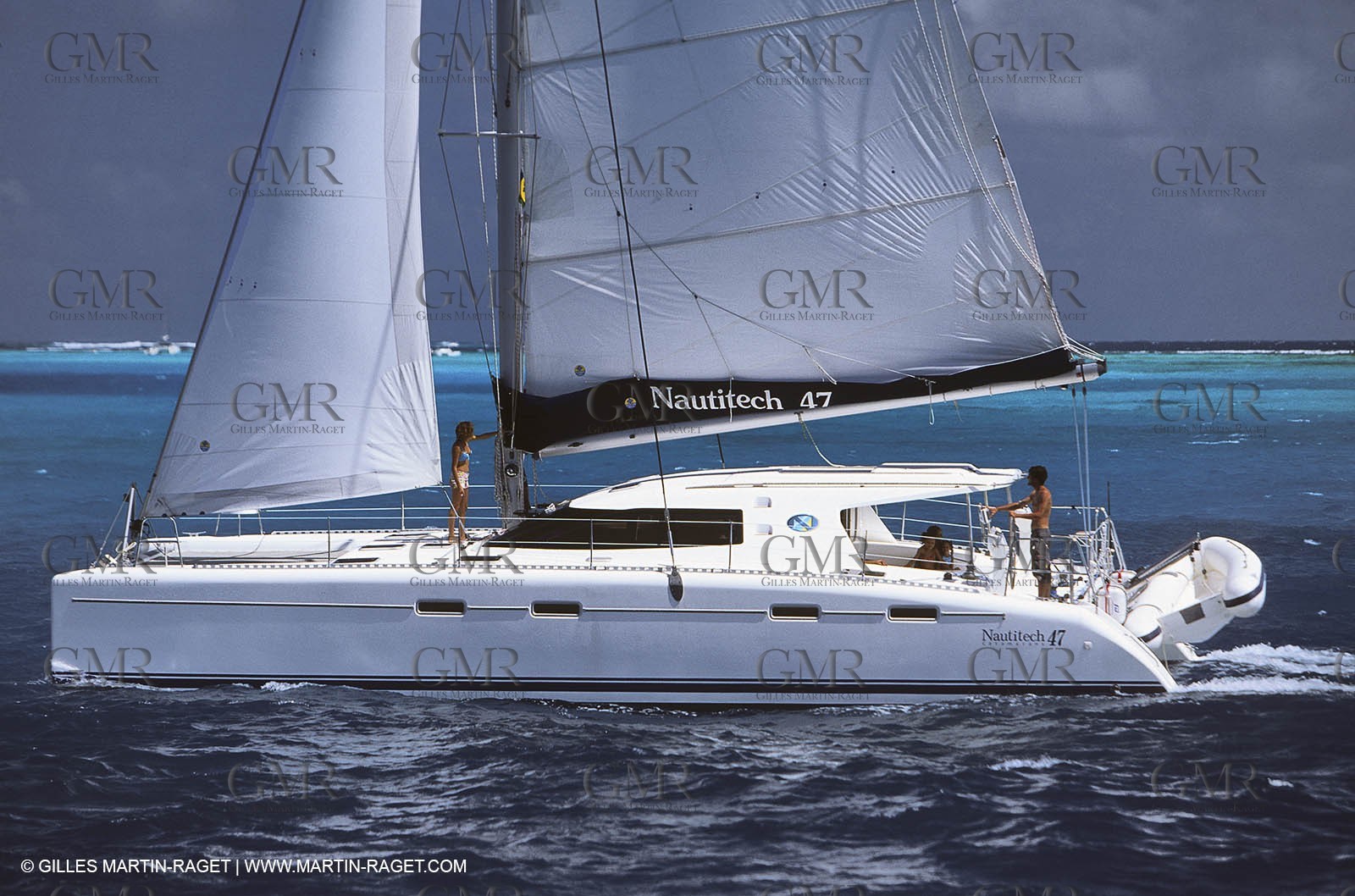 Cruising multihull sailing