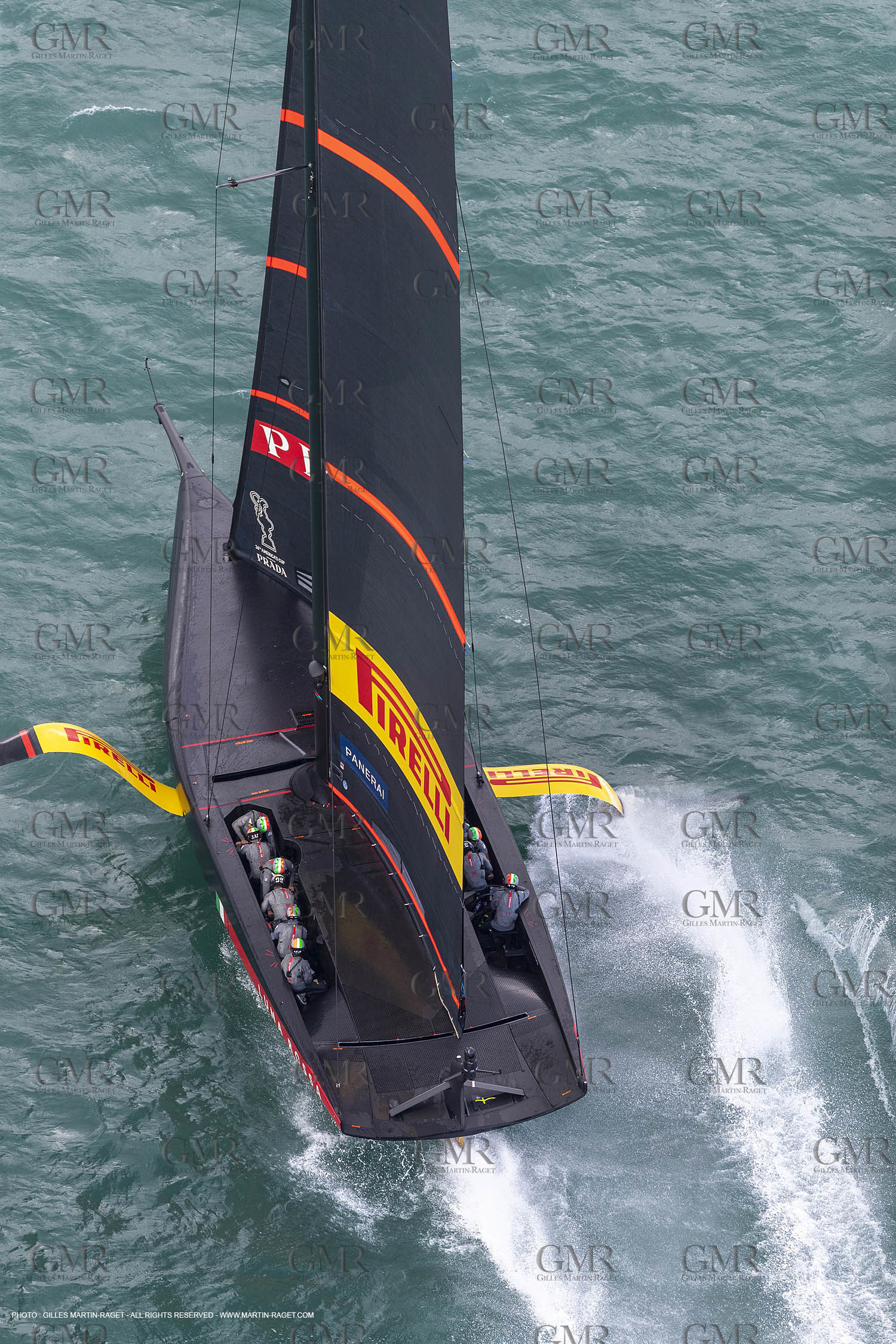 10 12 2020 - Auckland (NZL) - 36th America's Cup - Practice Sessions - Day 2 -Luna Rossa Prada Pirelli Team