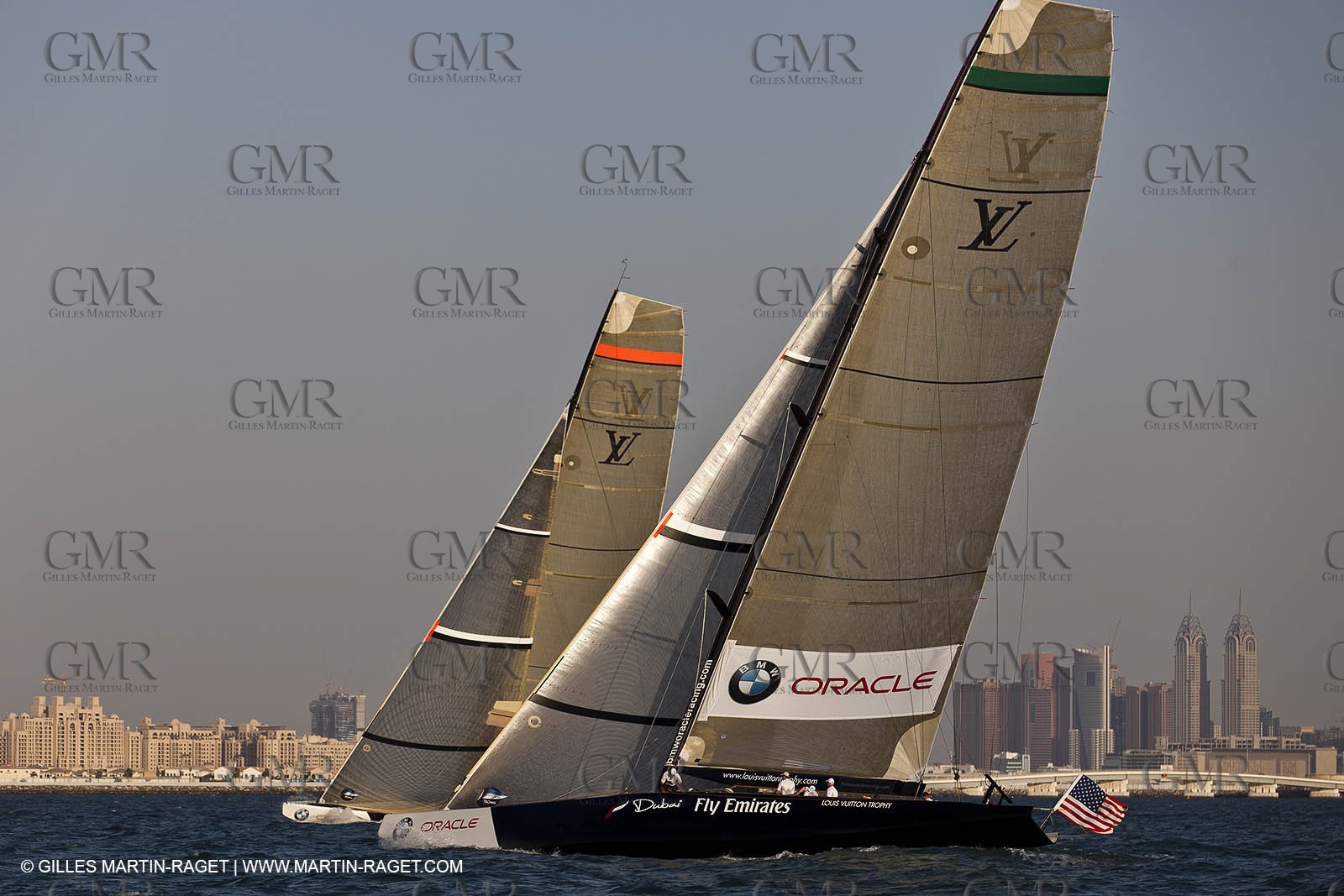 17 11 2010 - Dubai (UAE) - Dubai Louis Vuitton Trophy -  BMW ORACLE Racing Vs  Emirates Team New Zealand