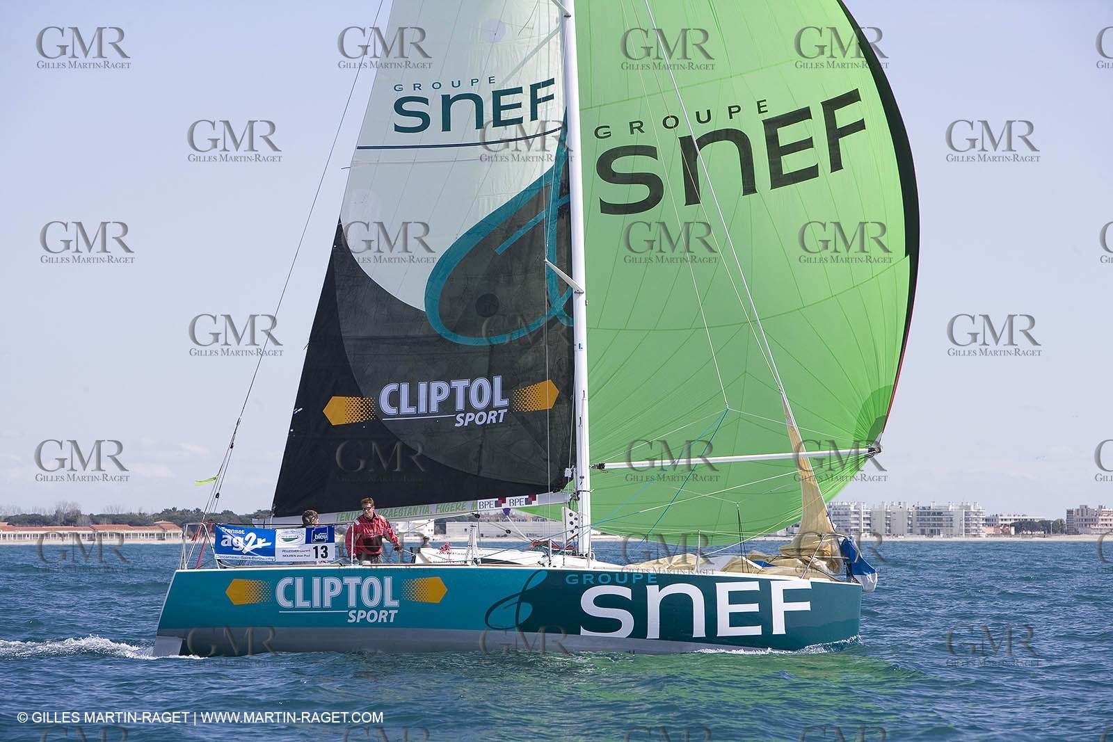 27 03 08- La Grande Motte- (FRA,34) Transat AG2R 2008- Jean-Paul Mouren- Laurent Pellecuer