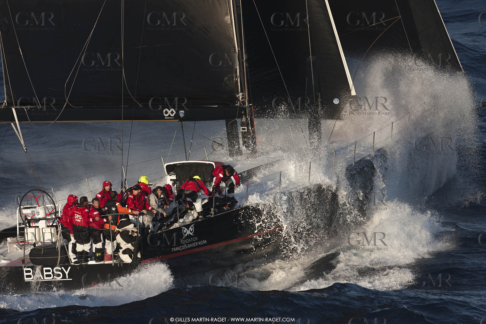 09 10 2017, Calvi (FRA,20), VOR 70 Babsy, Tentative de record autour de la Corse à la voile, skipper Franck Cammas