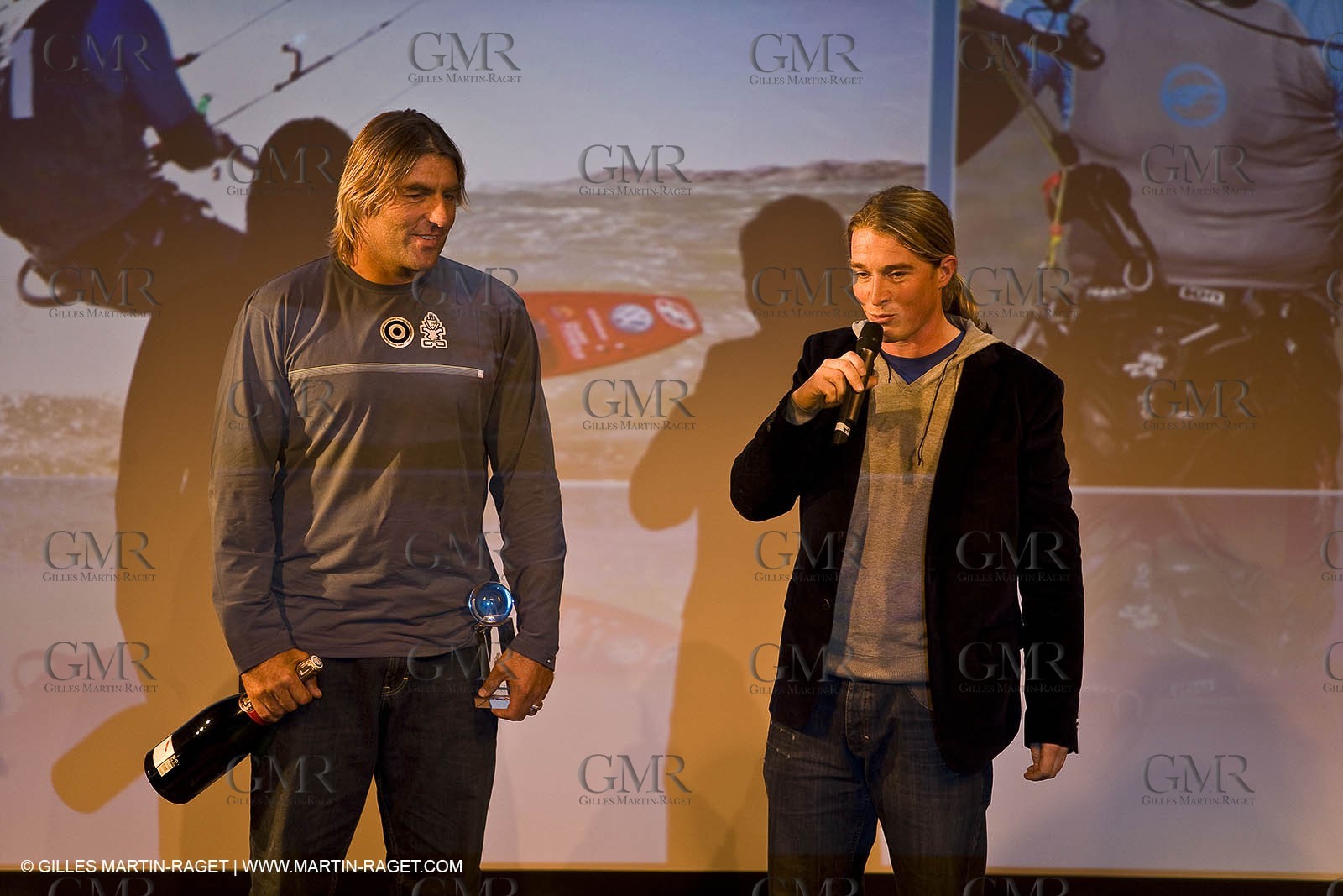 12 08 08 - Paris (FRA) Edouard VII theater - French Sailing Federation - Champions party - French Sailor of the year : Francis Joyon