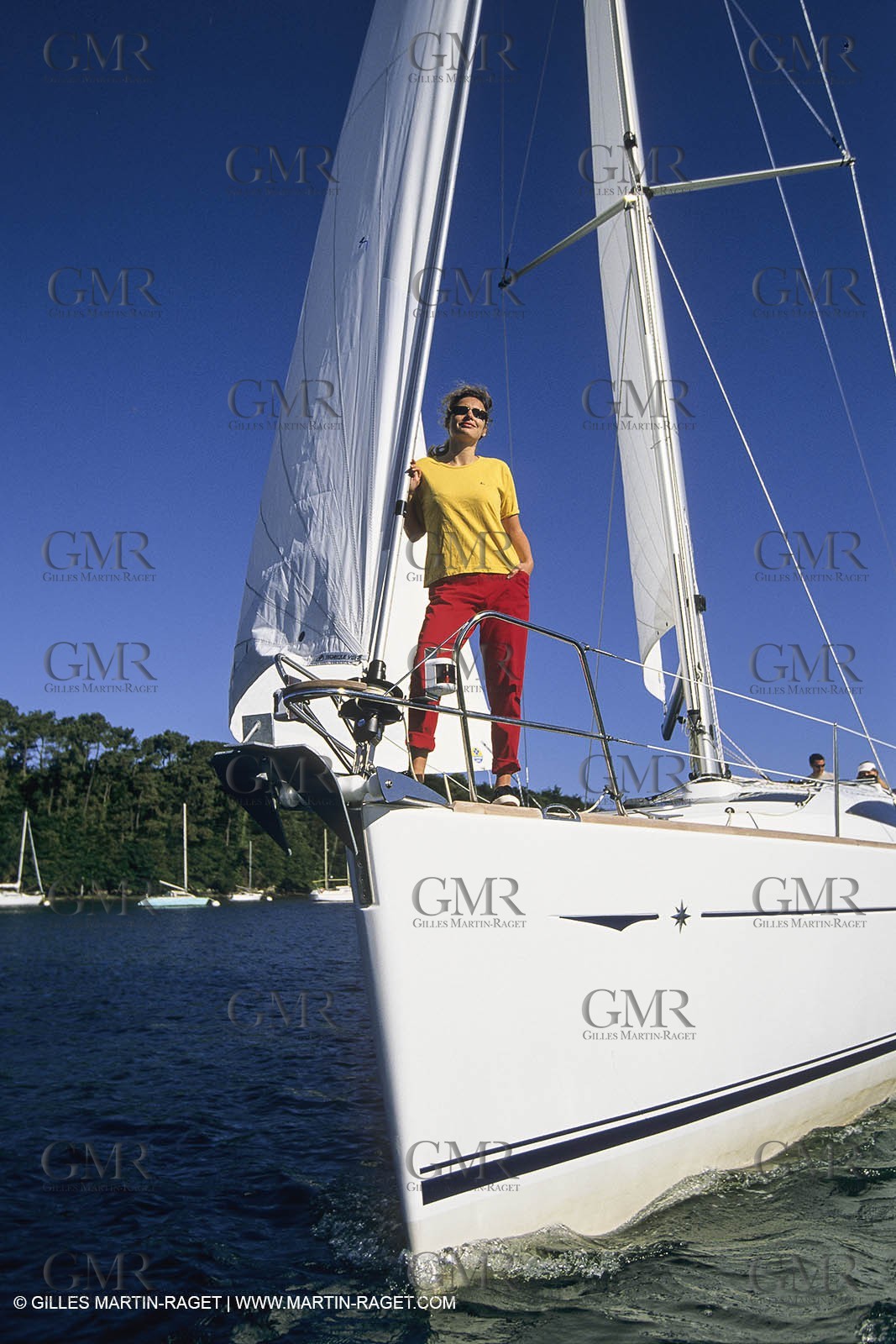 Sailing, cruising, people, women