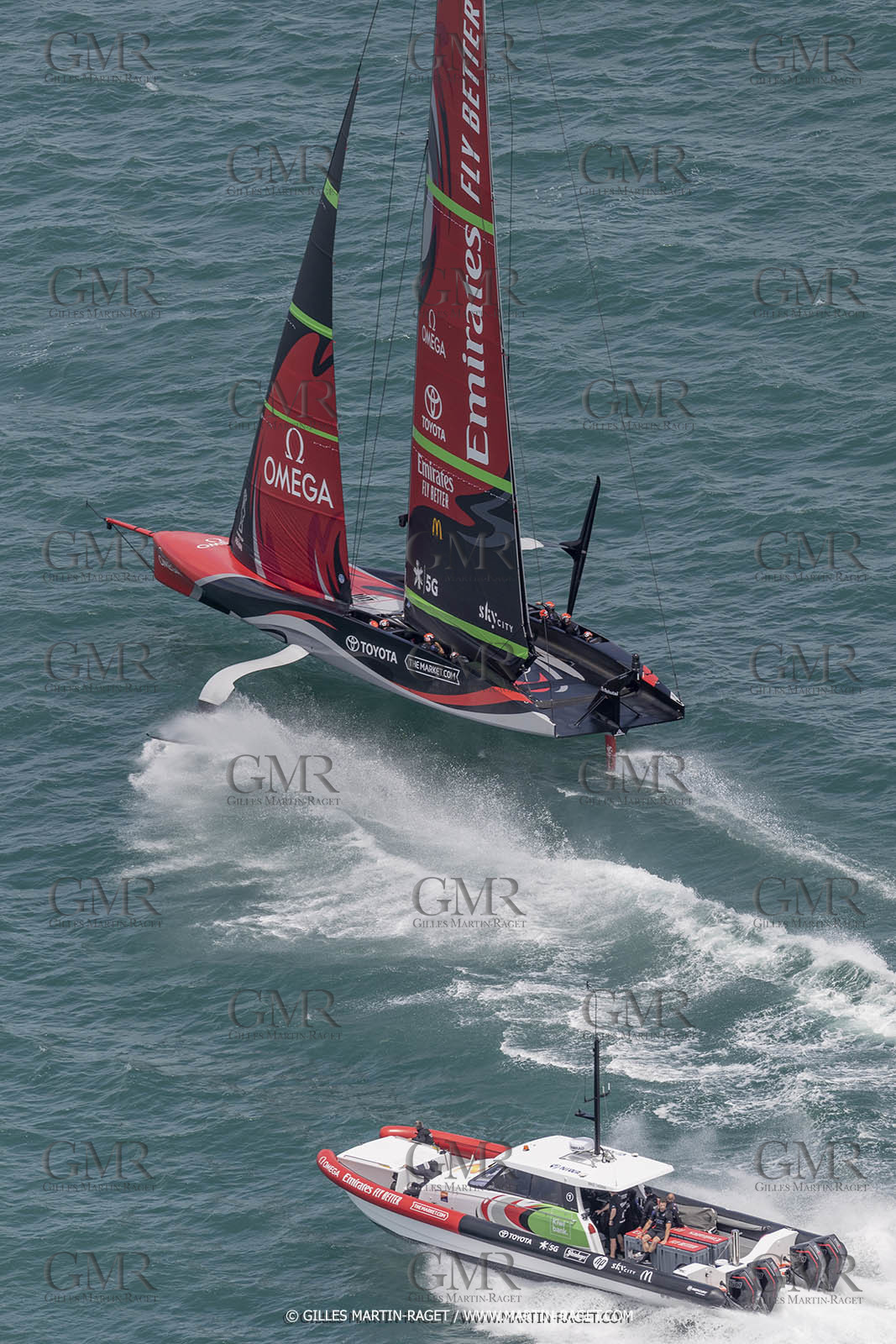 11 12 2020 - Auckland (NZL) - 36th America's Cup - Practice Sessions - Day 3 - Emirates Team New Zealand