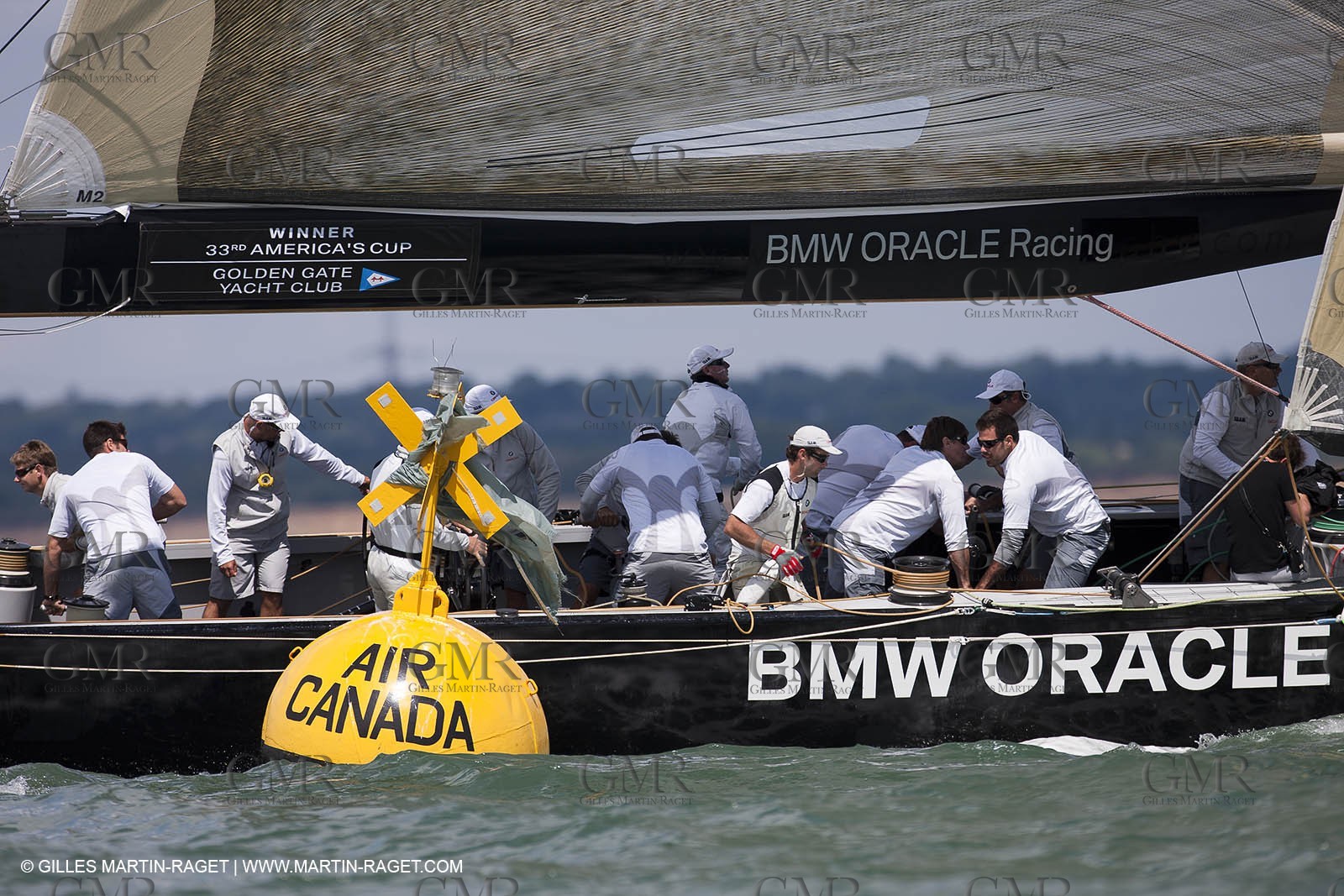 02 08 2010 - Cowes (UK, IOW) -  The 1851 Cup -  BMW ORACLE Racing - Training Day
