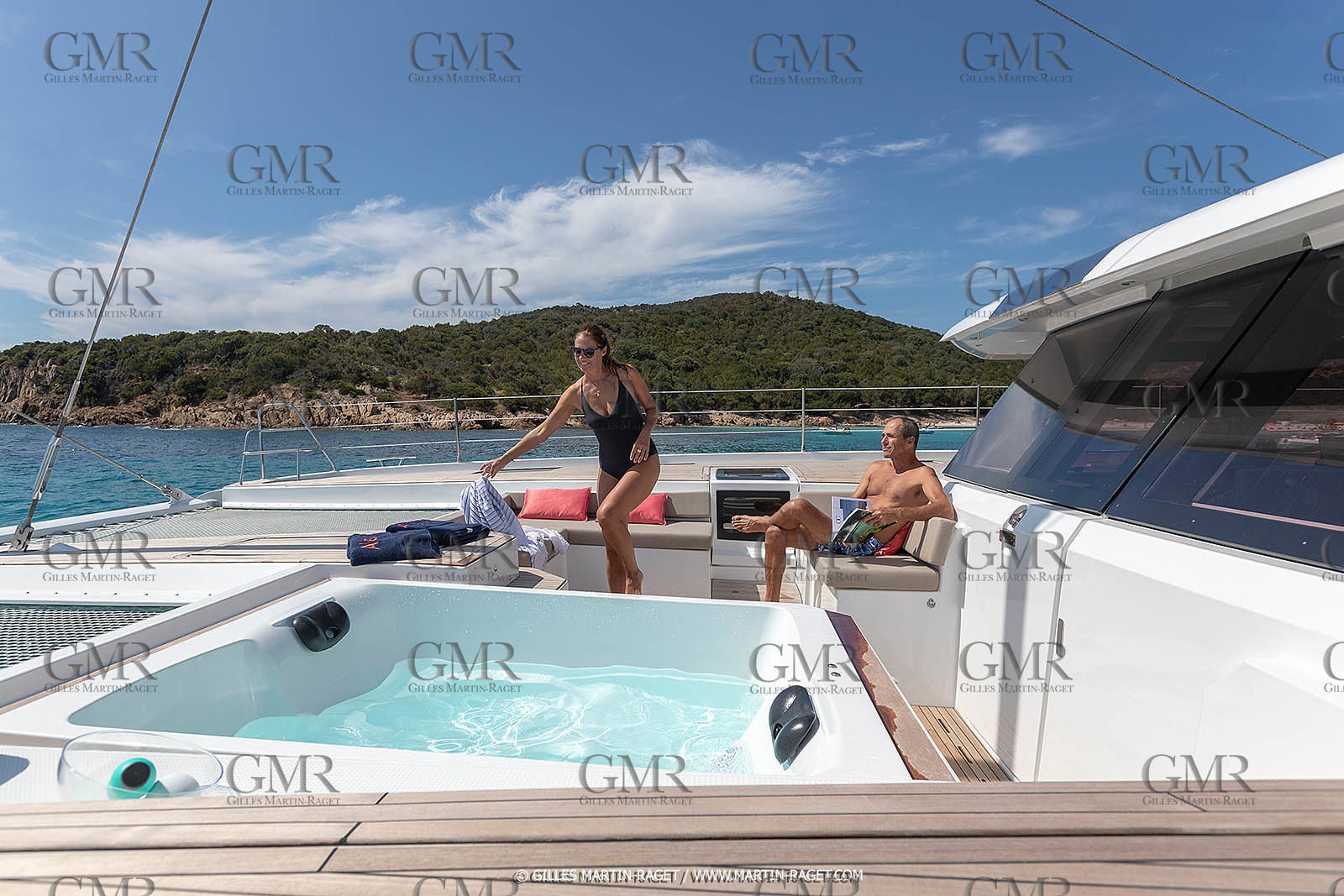 30 08 2018, Porto Vecchio (FRA, South Corsica) Chantier Fountaine-Pajot, Alegria 67
