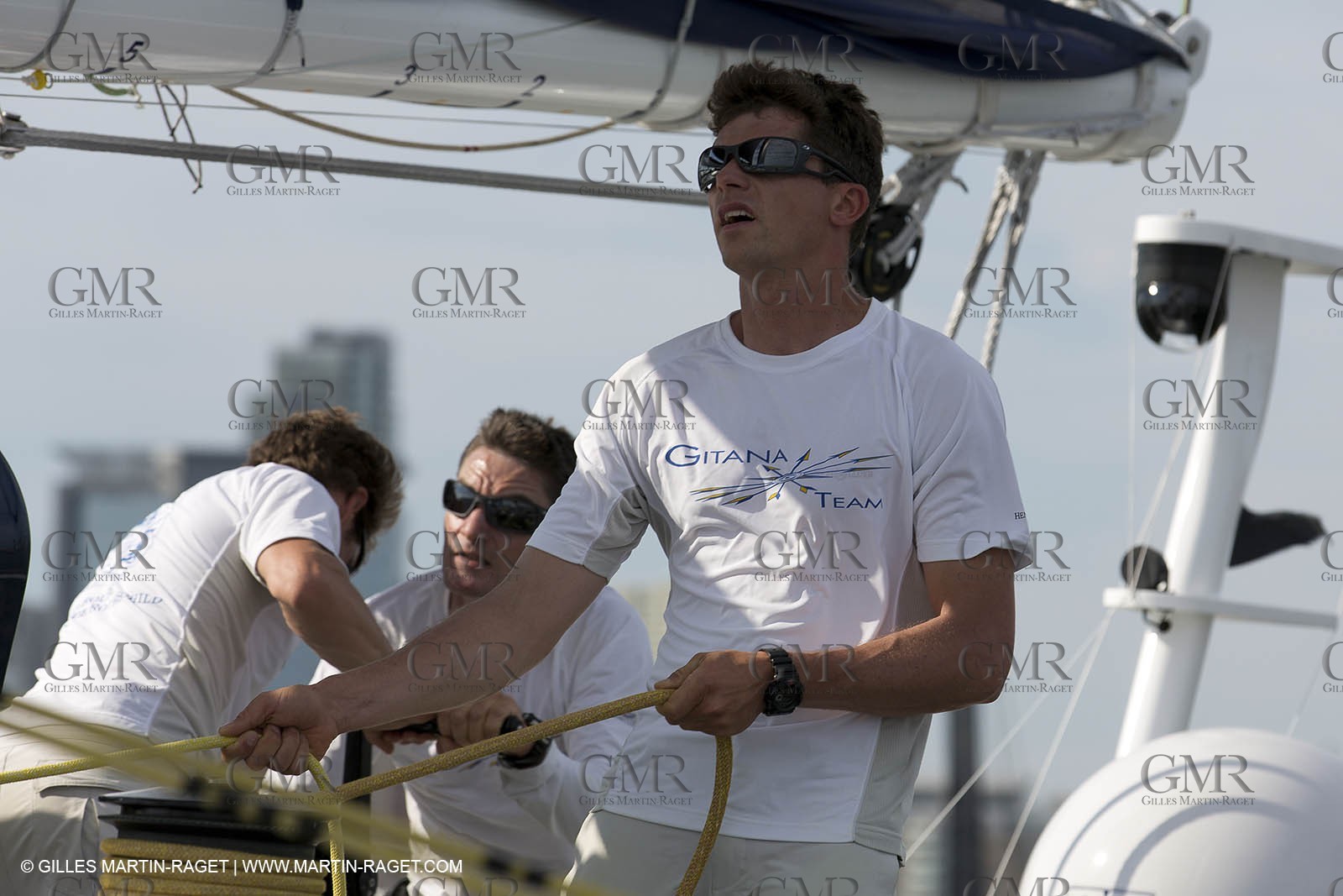 05 07 2012 - New York (USA) - Ocean Krys Race - Speed runs in fornt of NY city