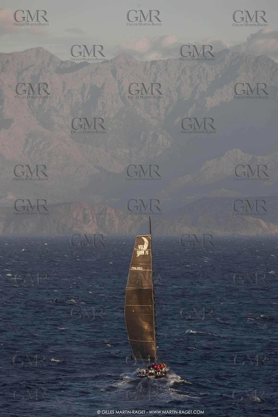 09 10 2017, Calvi (FRA,20), VOR 70 Babsy, Tentative de record autour de la Corse à la voile, skipper Franck Cammas