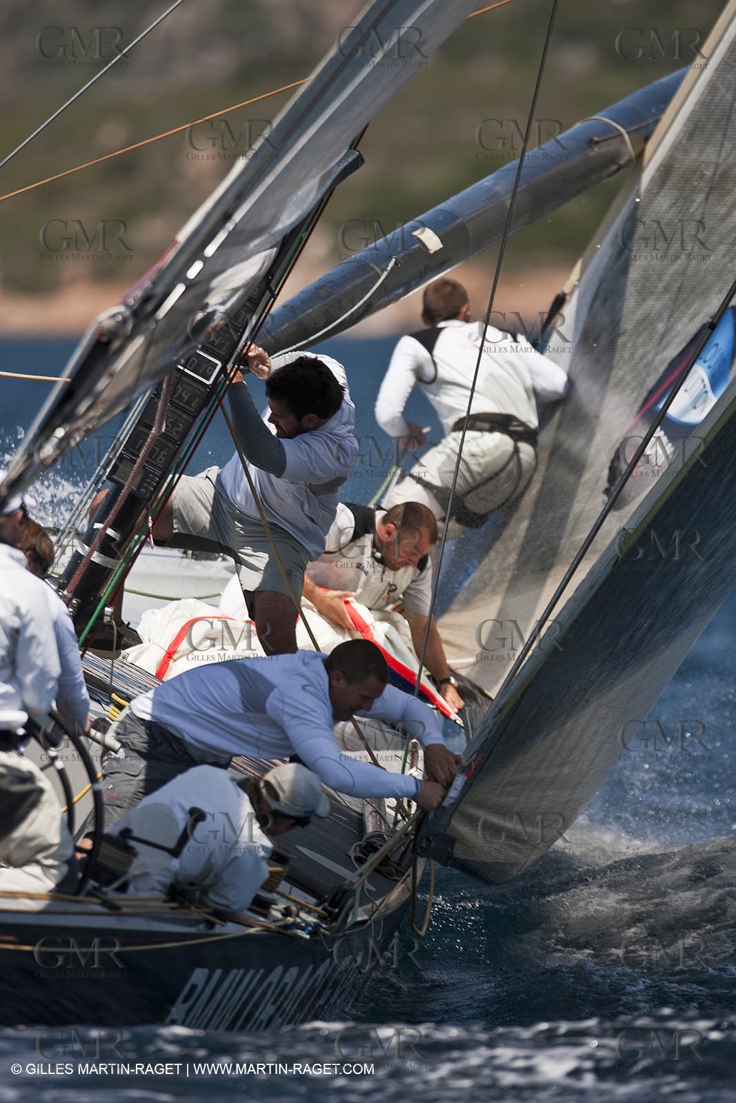 19 05 2010 - La Maddalena (ITA, Sardinia) Louis Vuitton Trophy - BMW ORACLE Racing - Training