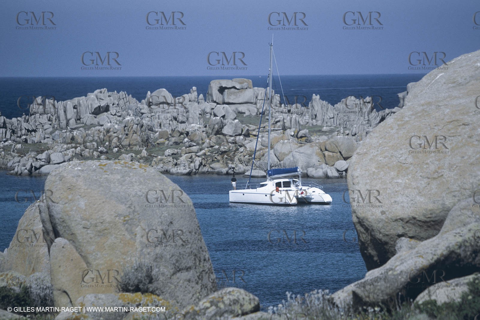 Sailing, cruising, multihulls at the mooring