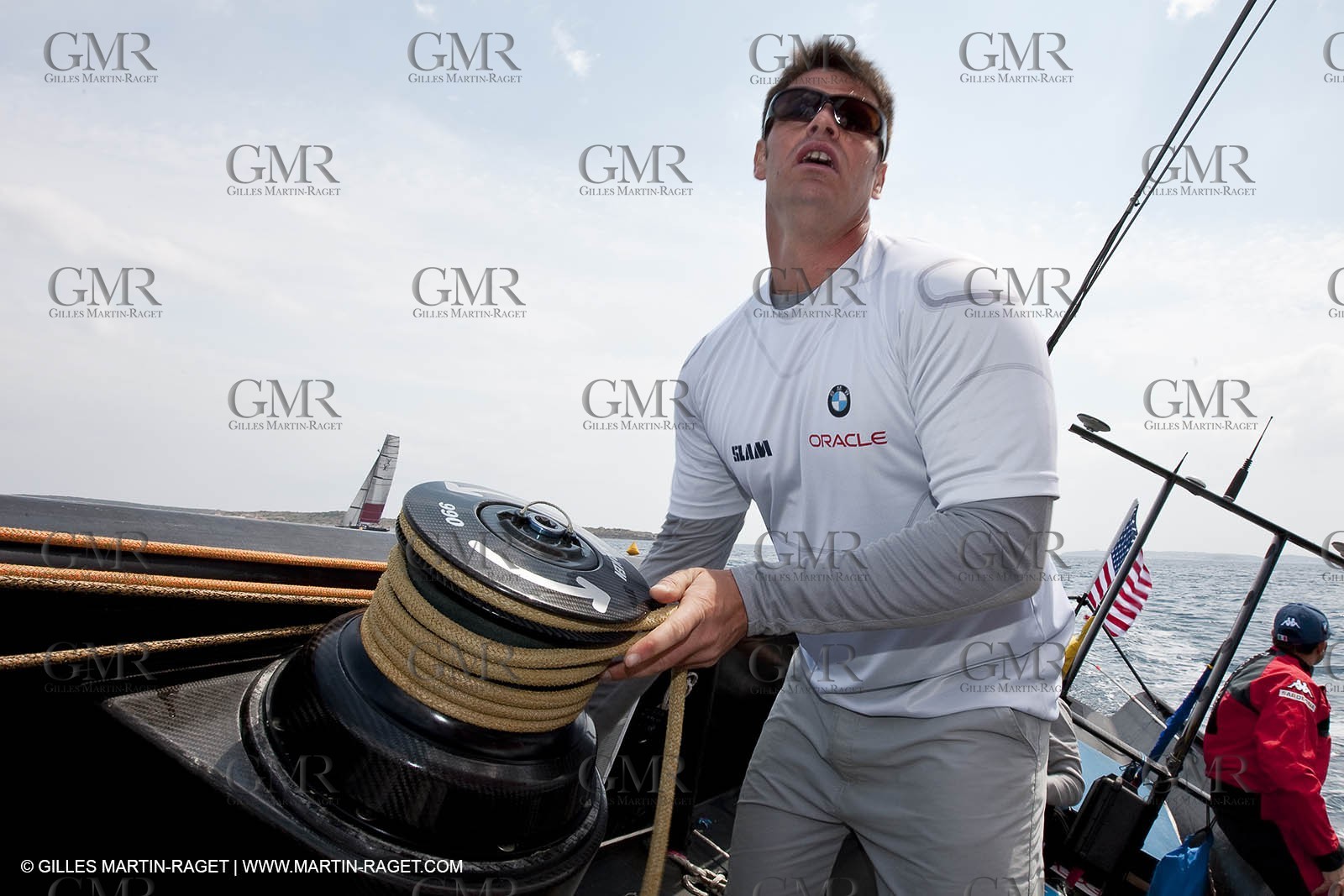 19 05 2010 - La Maddalena (ITA, Sardinia) Louis Vuitton Trophy - BMW ORACLE Racing - Training