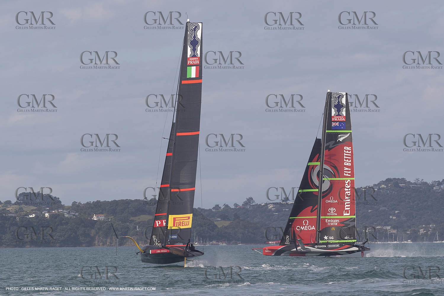 08 12 2020 - Auckland (NZL) - 36th America's Cup - Practice Sessions - Day 1