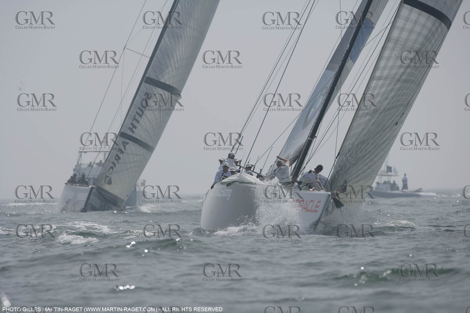 22 04 2007-Valencia (Spain)- 32nd America's Cup - Louis Vuitton Cup - RR1 - Day 7 - BMW ORACLE Racing