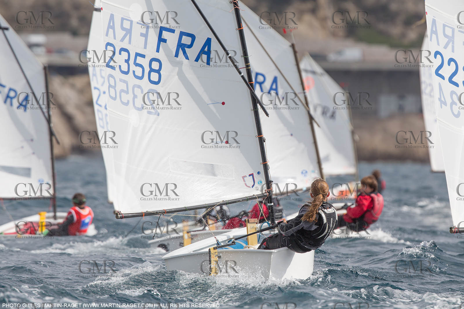 15 04 2016, Marseille (FRA,13), SNIM Dériveurs, Coupe Internationale de Printemps Optimist, Final Day
