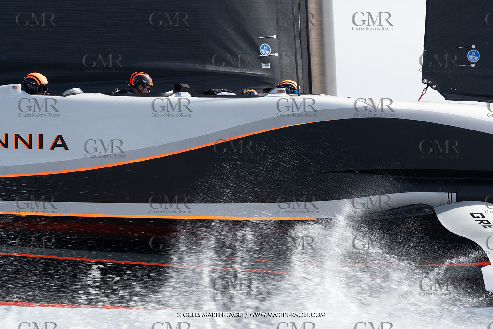 13 10 2024, Barcelona (ESP), Louis Vuitton 37th America's Cup, Final Match, Race Day 2, race 3