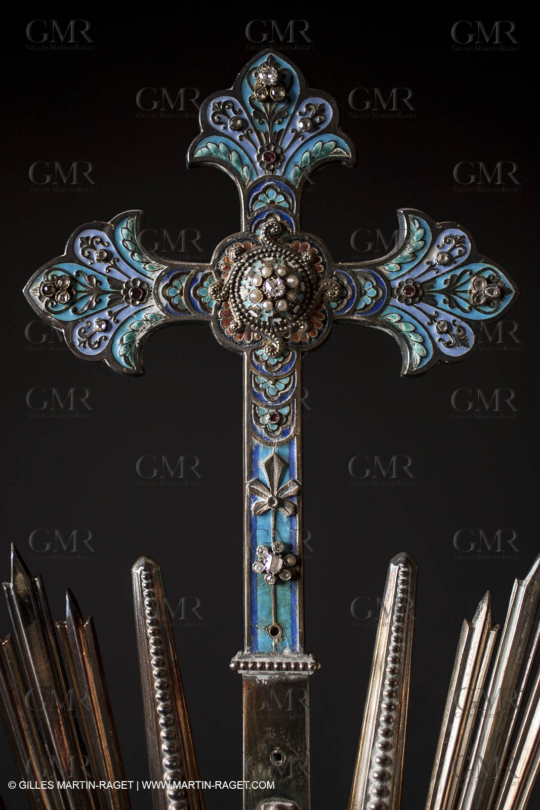 04 02 2013 - Marseille(FRA,13), Notre Dame de la Garde,liturgical silverware