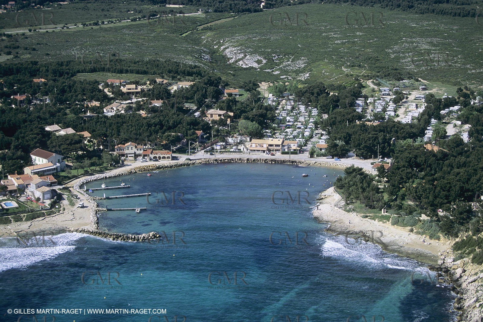 France, Provence, Côte Bleue, Calanque des Tamaris