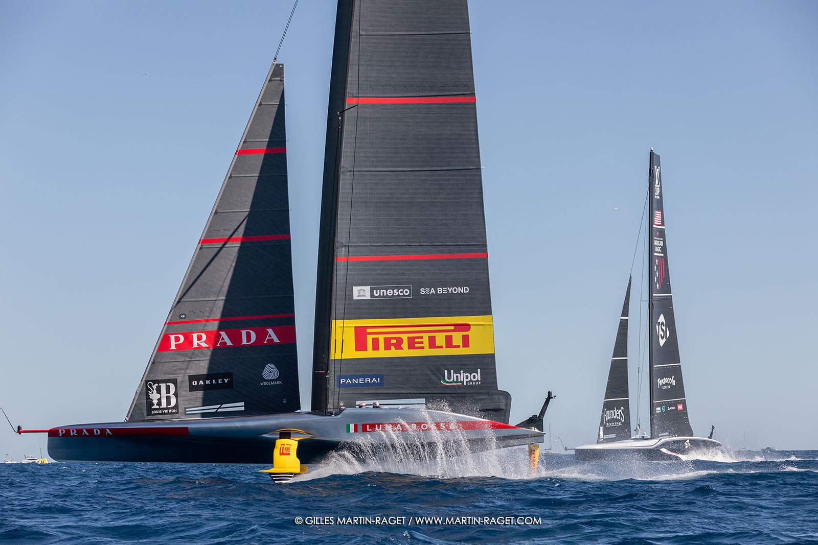 16 09 2024, Barcelona (ESP), 37th America's Cup, Louis Vuitton Cup Semi-final, Race Day 2