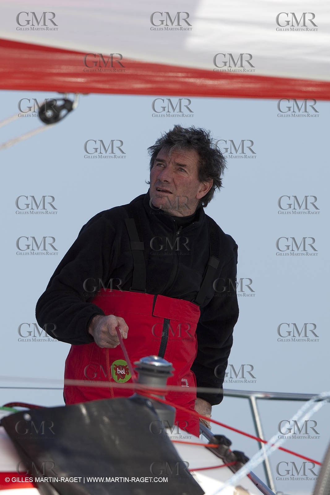 13 03 2010 - La Grande Motte   Port Camargue (FRA) - Groupe Bel - Entraînement Kito de Pavant   Sébastien Audigane en vue de la Transat AG2R 2010