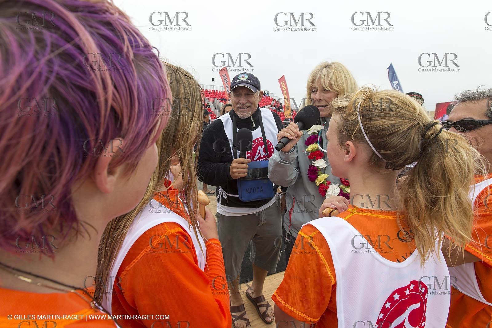 10 08 2013 - San Francisco (USA,CA) - 34th America's Cup - AC Open - Outrigger Canoe Races et Hula Danceperformance at Marina Green Village