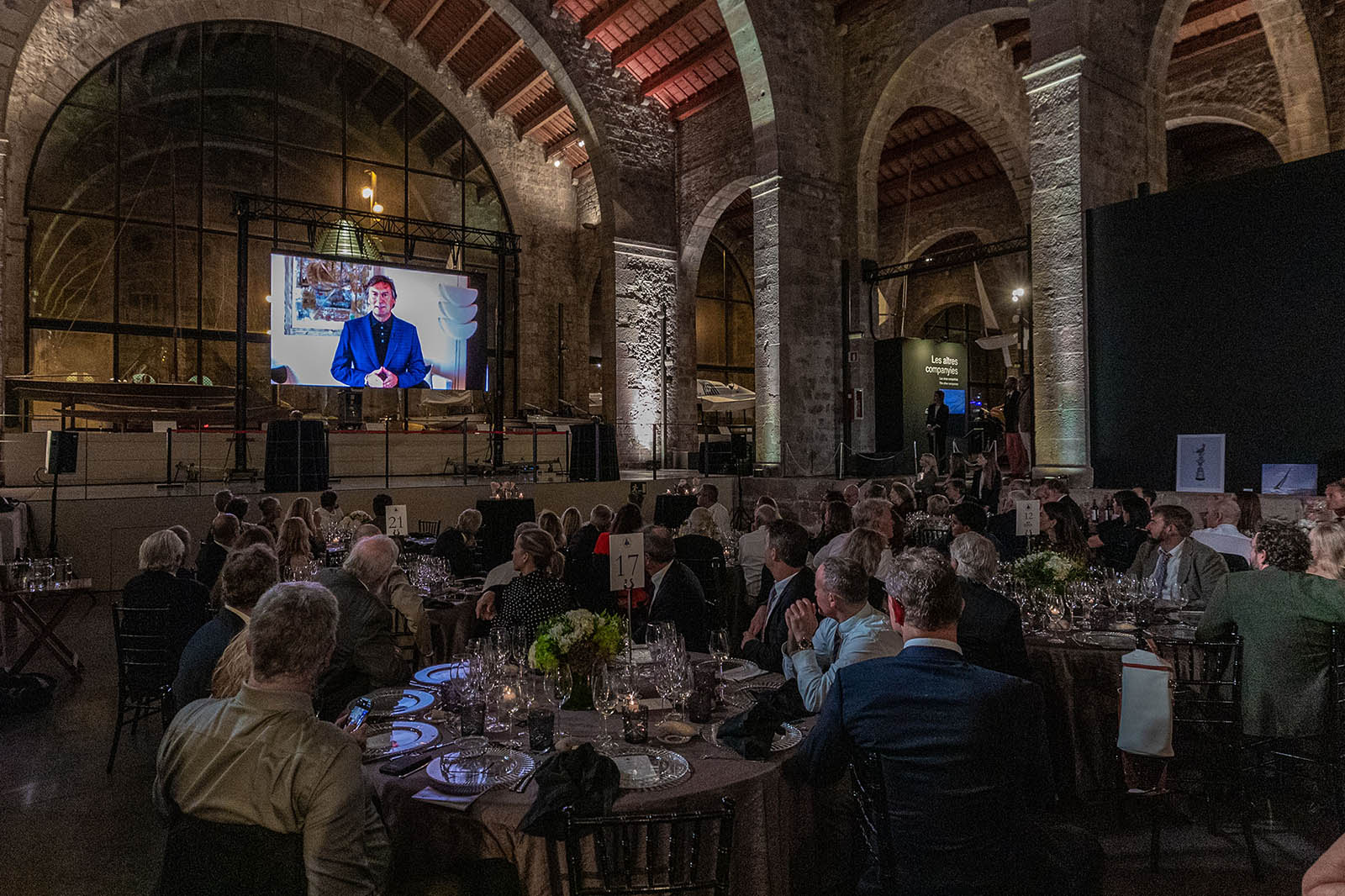 14 10 2024, Barcelona (ESP), Louis Vuitton 37th America's Cup, Final Match, Race Day 3, Hall Of Fame induction ceremony, Pietro Becari, (Louis Vuitton)