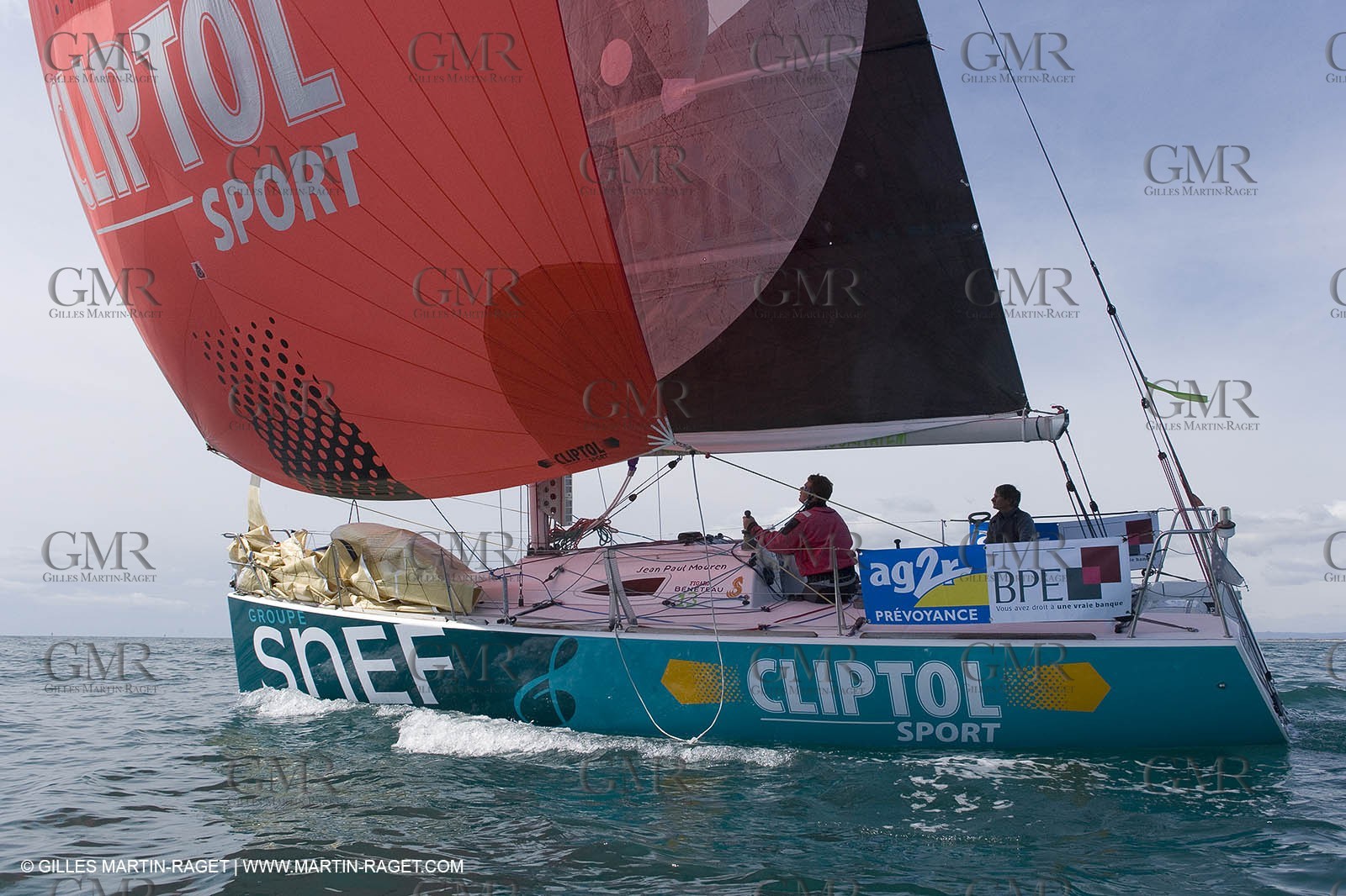 27 03 08- La Grande Motte- (FRA,34) Transat AG2R 2008- Jean-Paul Mouren- Laurent Pellecuer