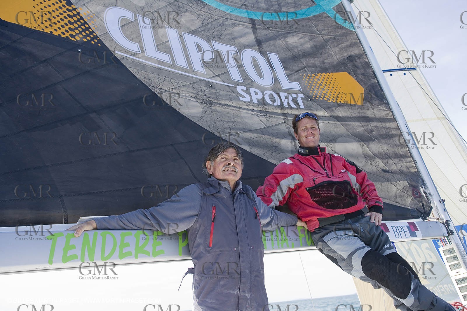 27 03 08- La Grande Motte- (FRA,34) Transat AG2R 2008- Jean-Paul Mouren- Laurent Pellecuer