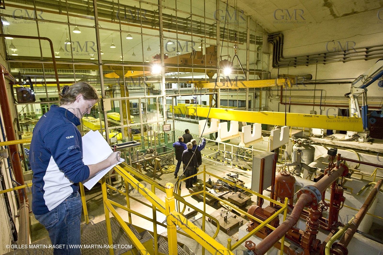 08 07 2008 - Valencia (ESP) - 33rd America's Cup - BMW ORACLE Racing - Tank testing at El Pardo tanktesting facility