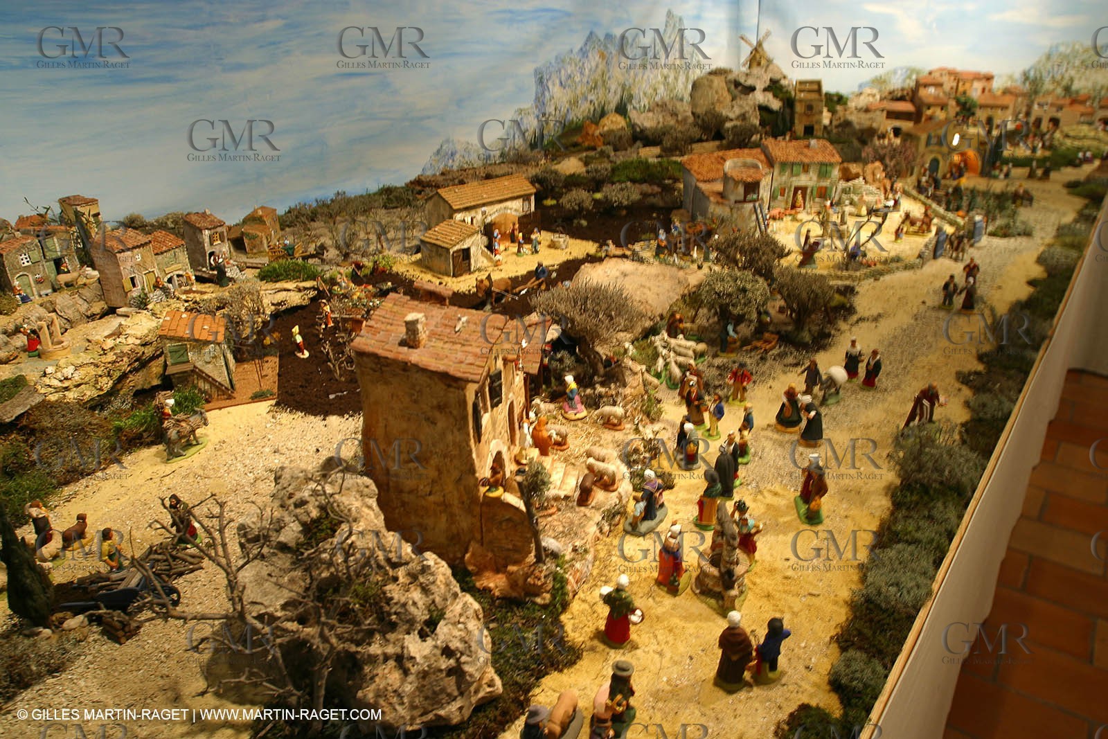 Great crib from les Saintes Maries de la mer (FRA, 13) for Christmas, December 2010