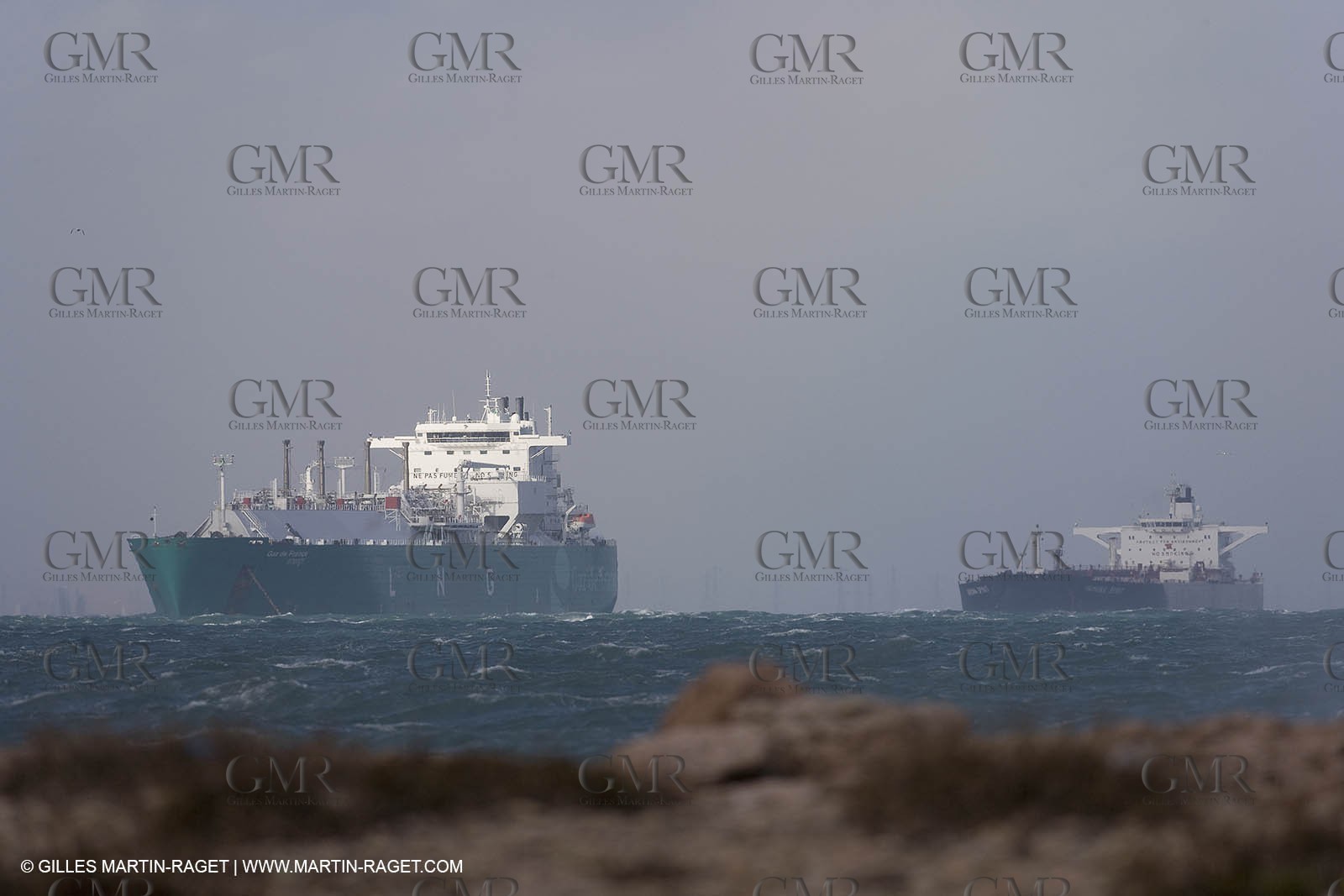 03 01 2008 - Fos sur Mer (FRA, 13) - Esaterly gale