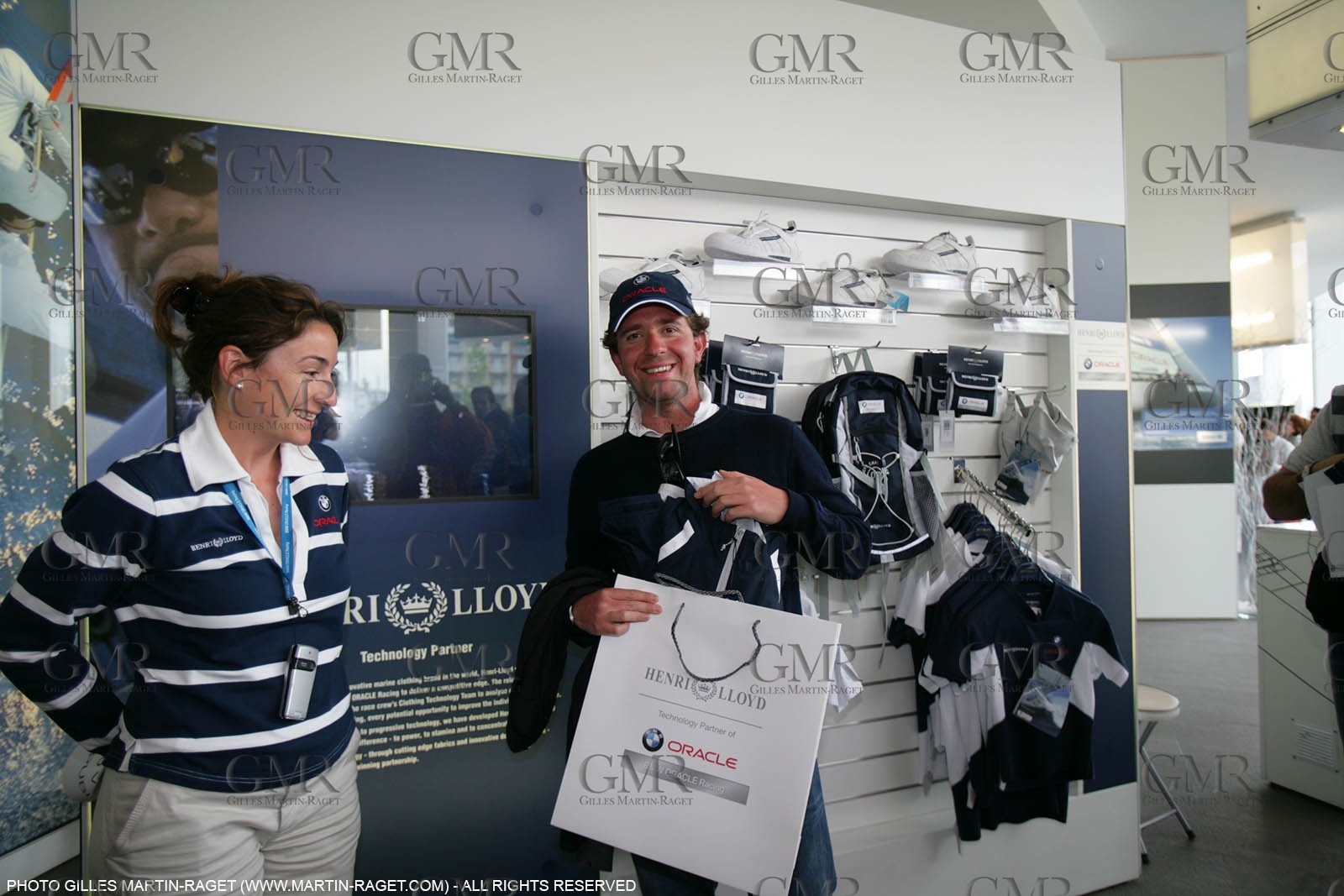 29 04 2007-Valencia (Spain)- 32nd America's Cup - Louis Vuitton Cup - RR2 - Day1 - BMW ORACLE Racing