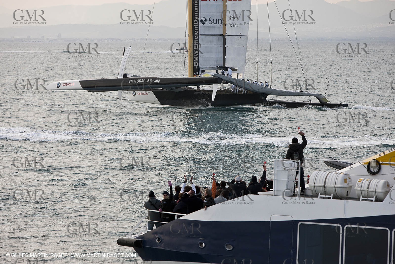 11 02 2010 - Valencia (ESP) - 33rd America's Cup - BMW ORACLE Racing - Day off 2