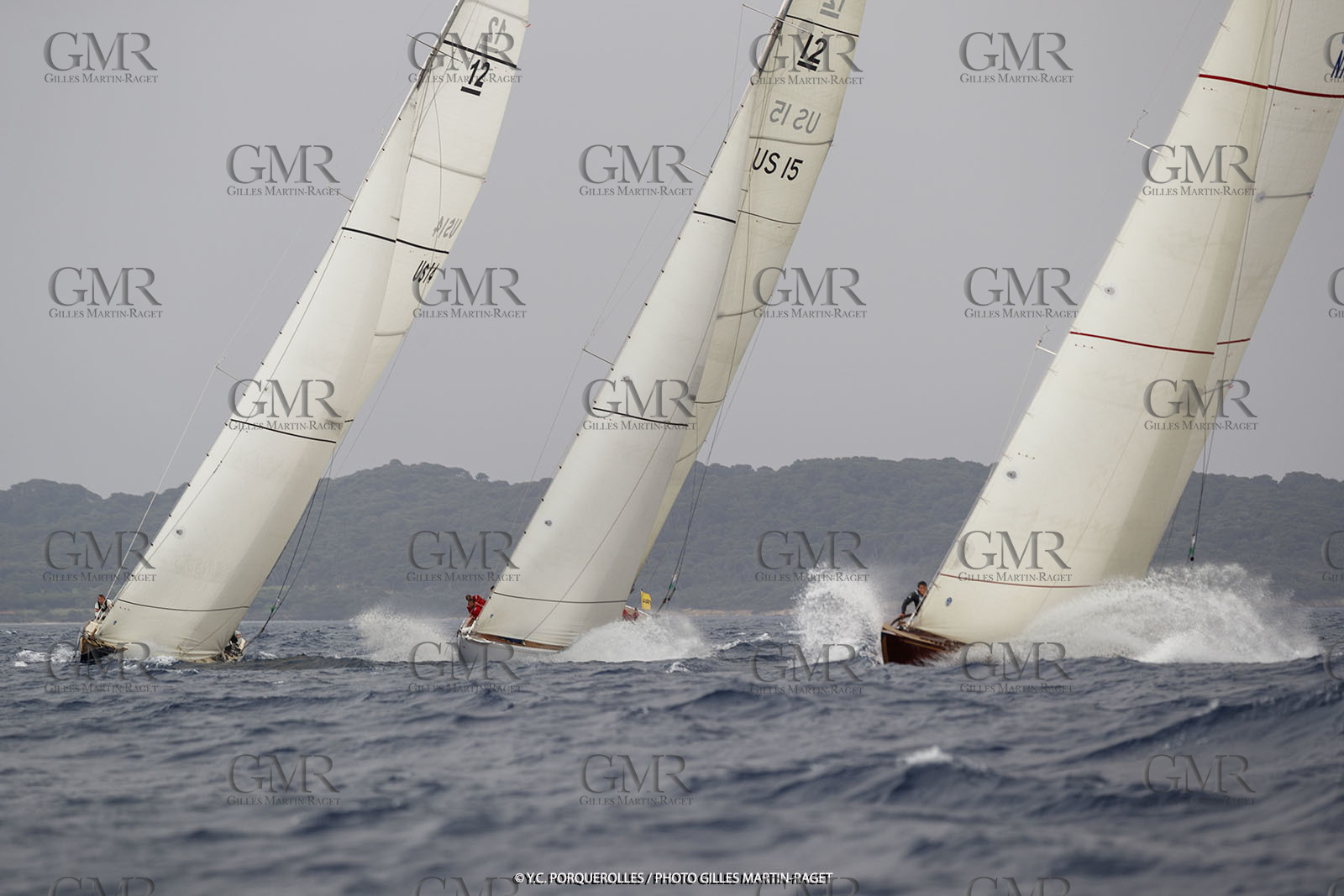 19 06 2024, Porquerolles Island (FRA), Championnat du monde des 12 m JI 2024, Race Day 1