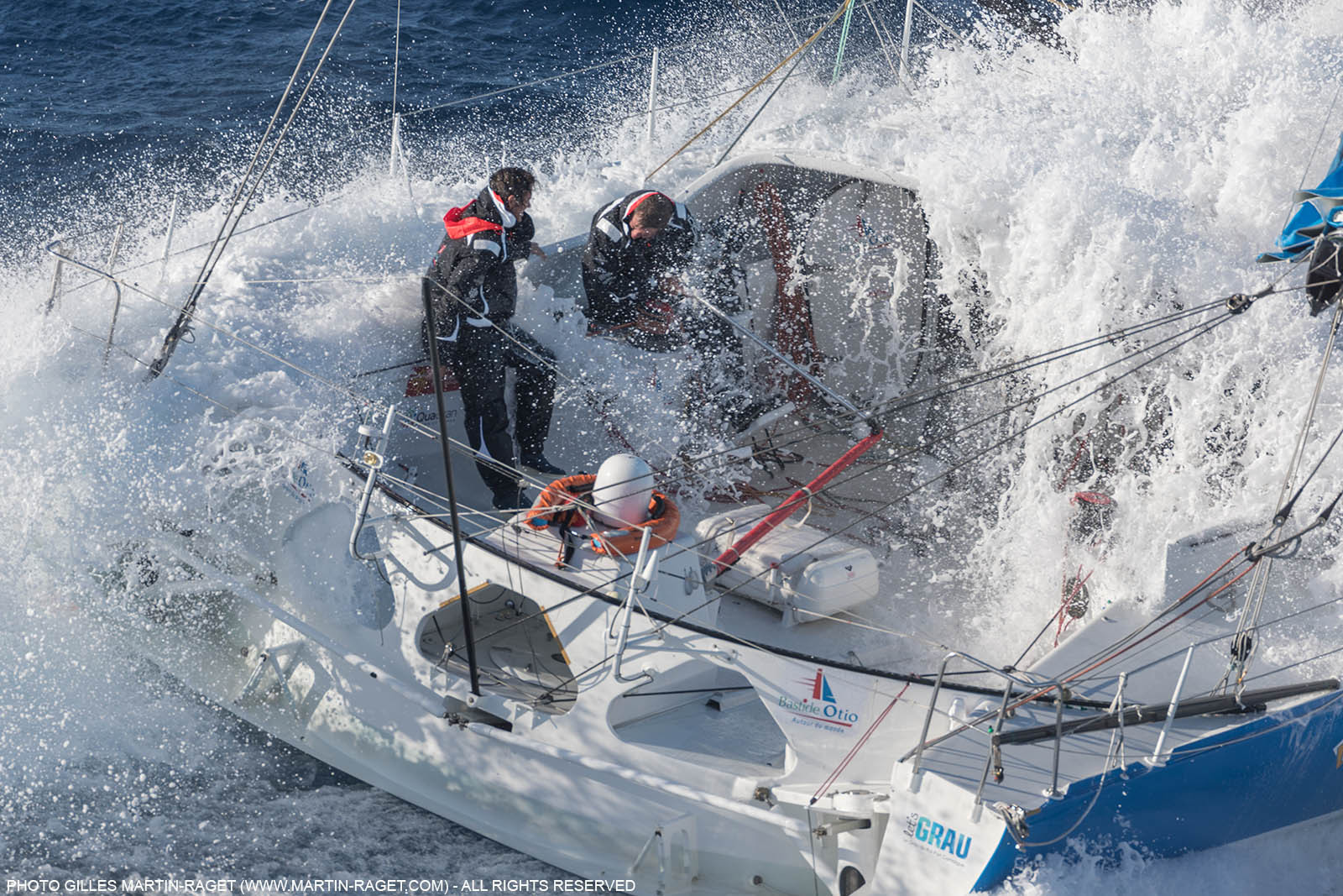 13 07 2017, Port Camargue (FRA,30), Transat Jacques Vabre 2017, Bastide Otio (Kito de Pavant, Yannick Bestaven), offshore trainings