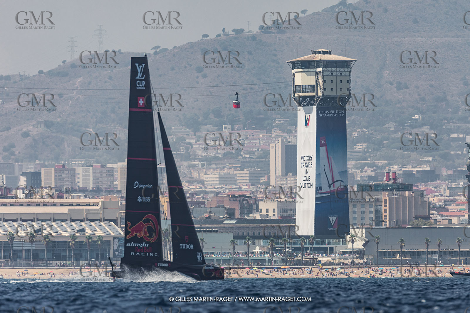24 08 2024, Barcelona (ESP), Louis Vuitton 37th America's Cup, Louis Vuitton Prelilinary Regatta, Race Day 3