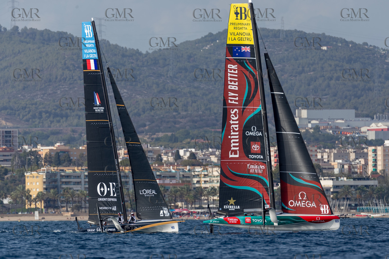 16 09 2023, Vilanova i La Geltru (ESP), 37th America's Cup, 1st Preliminary Regatta, Race Day 2