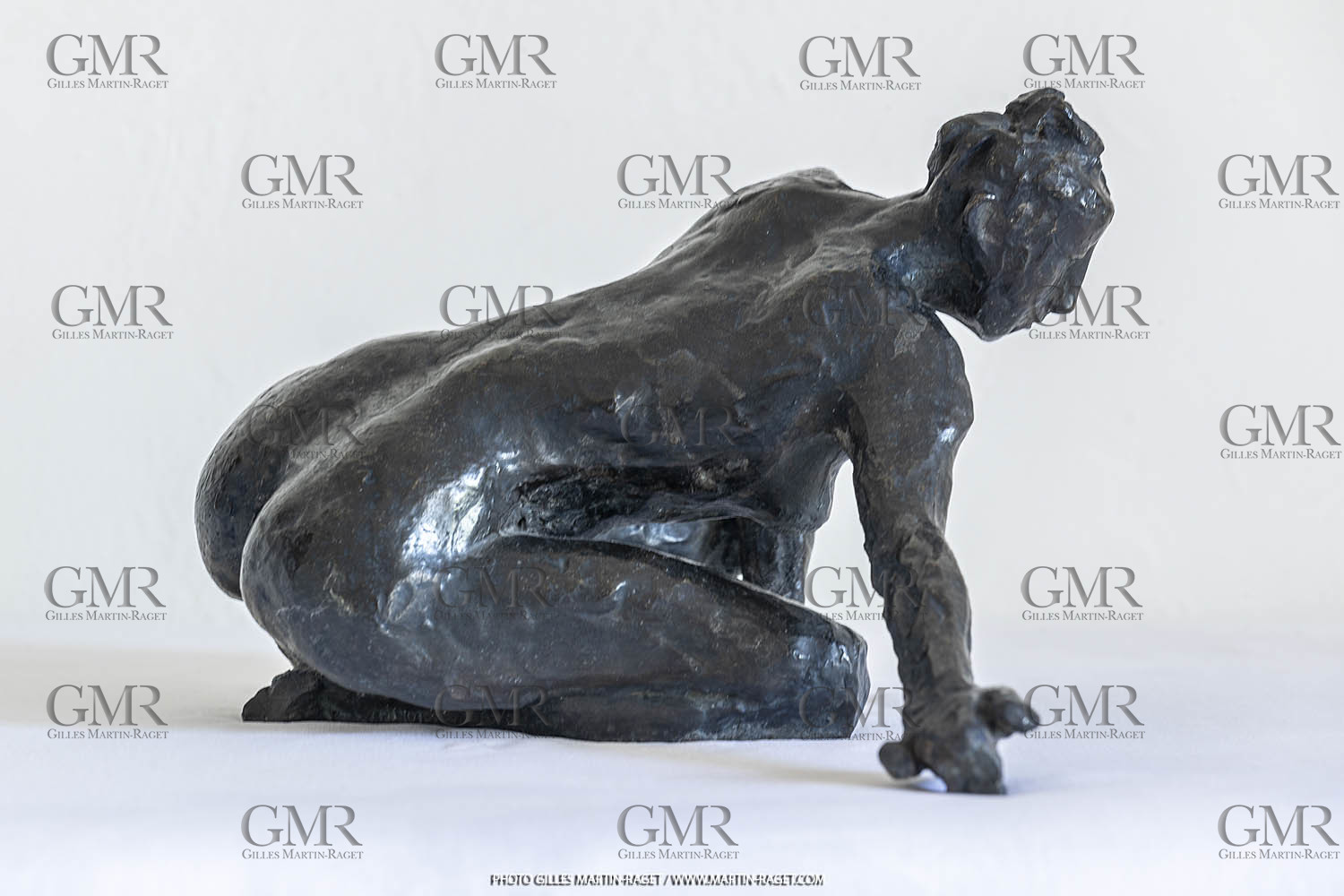 12 07 2020, St Rémy de Provence (FRA, 13) Oeuvre Germaine Richier, Le Crapaud, 1940, Epreuve d'exposition