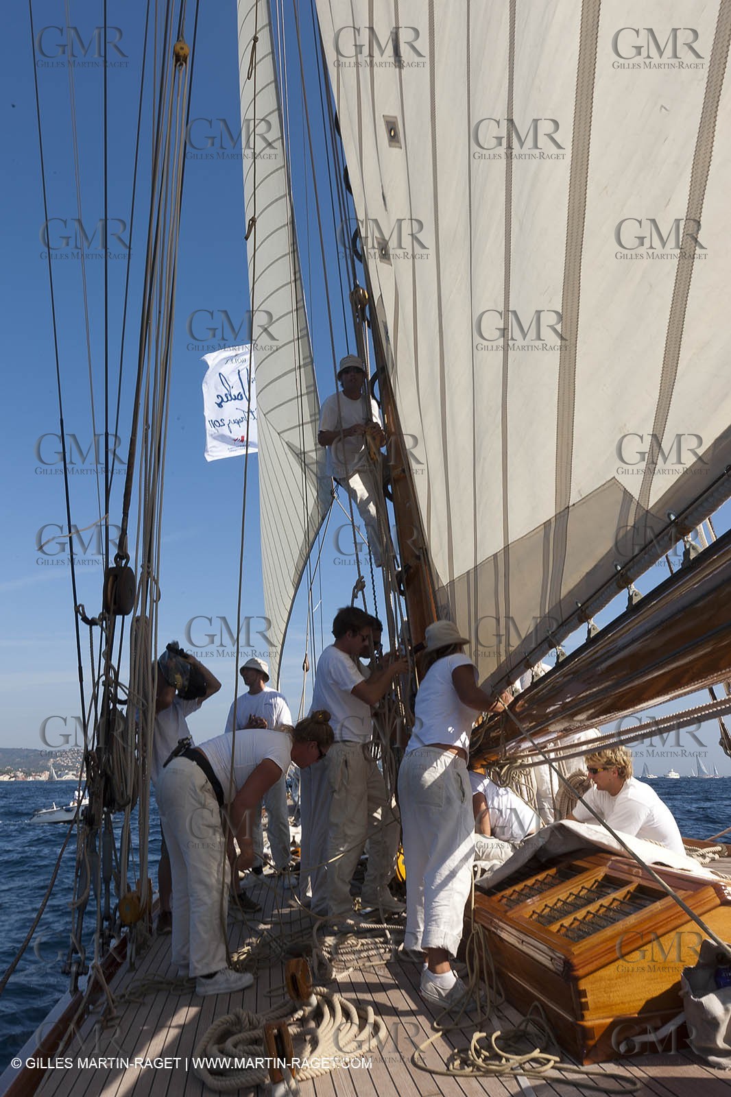01 10 2011 - Saint Tropez (FRA,13) - Voiles de Saint Tropez 2011 - Classic Yachts - Day 5 - Onboard Mariquita
